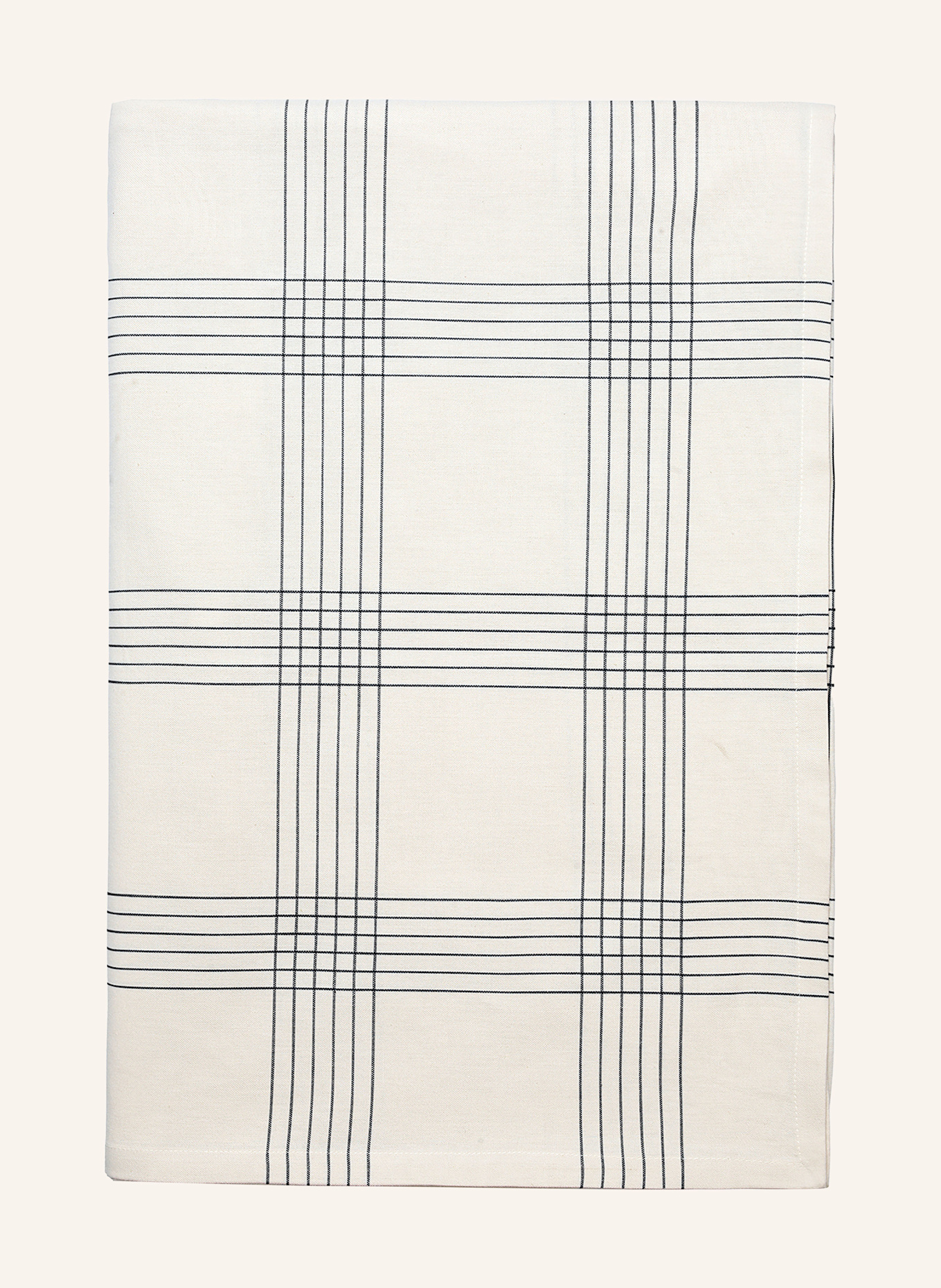 BROSTE COPENHAGEN Tischdecke ALICE: SCHWARZ / CREME