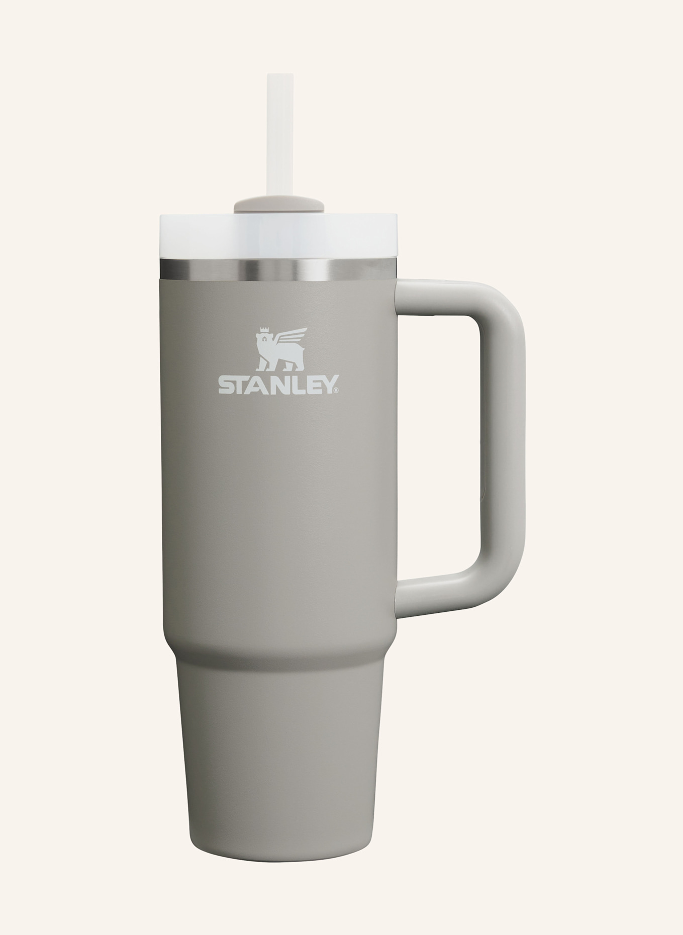 STANLEY Thermobecher THE QUENCHER H2.0 FLOWSTATE™: HELLGRAU