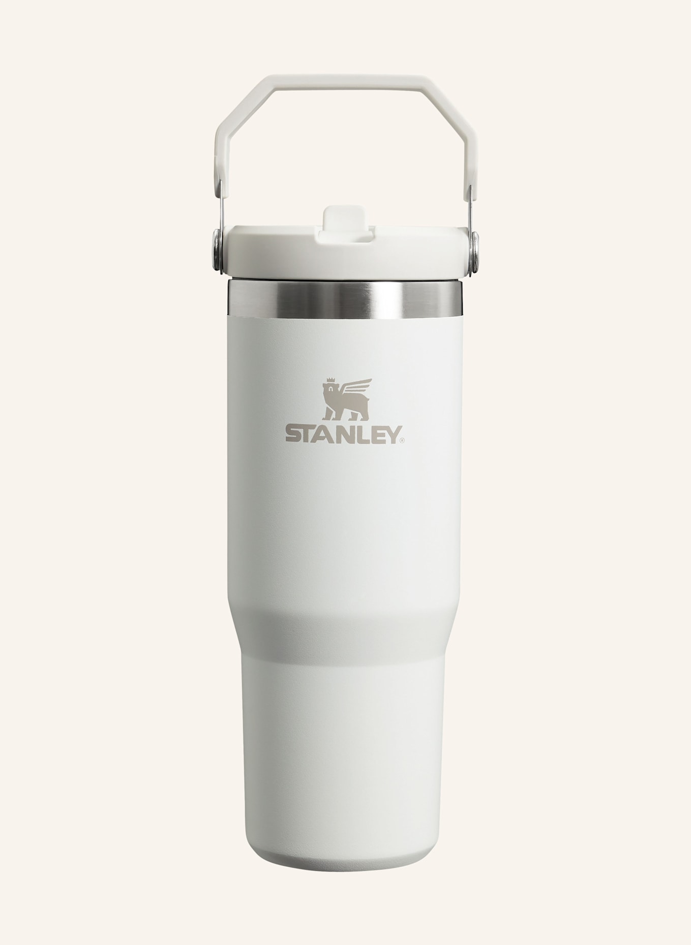 STANLEY Thermobecher THE ICEFLOW™ FLIP STRAW 2.0: WEISS