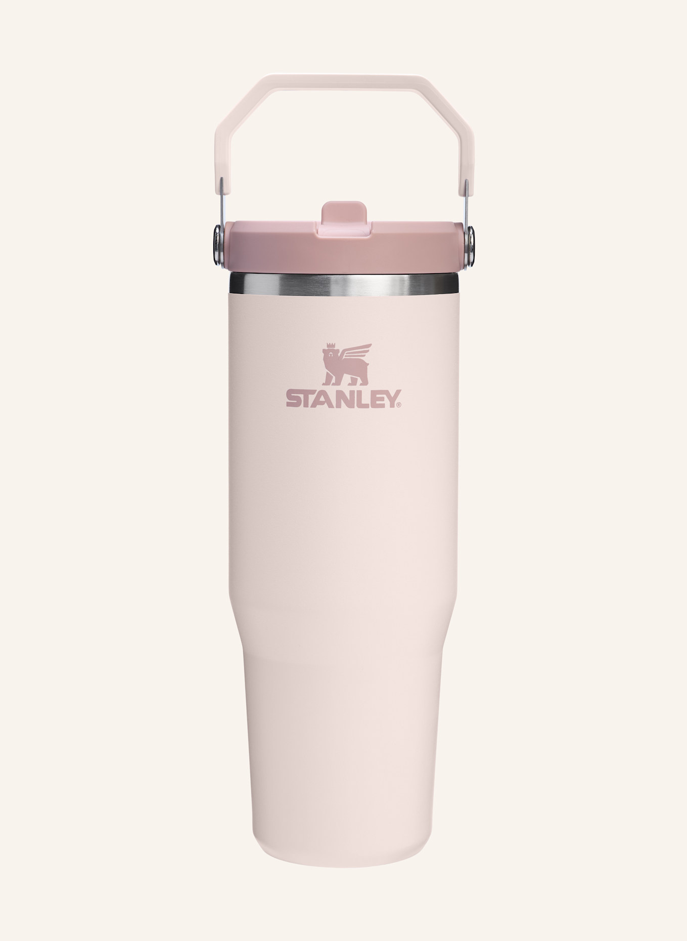 STANLEY Thermobecher THE ICEFLOW™ FLIP STRAW 2.0: HELLROSA