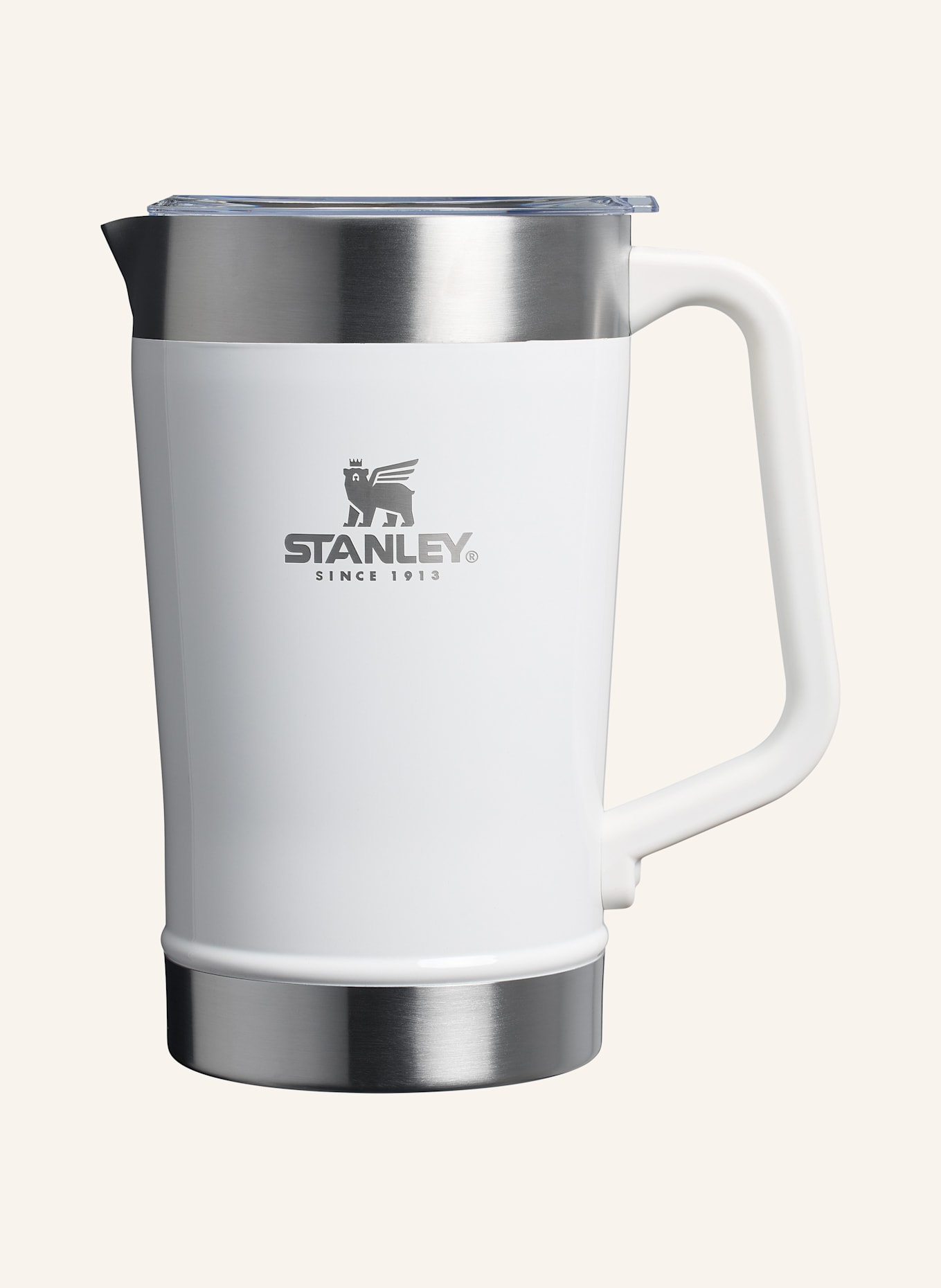 STANLEY Thermoskanne THE STAY-CHILL CLASSIC PITCHER: WEISS