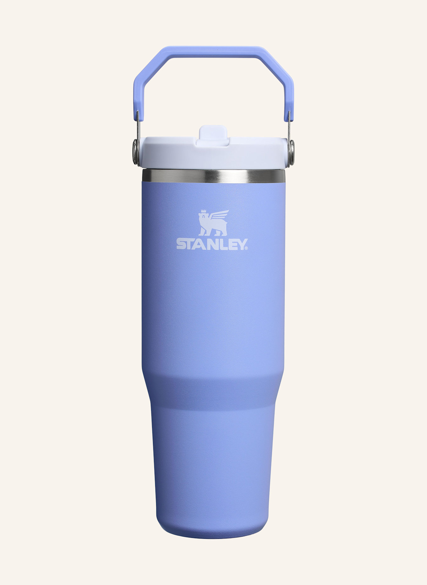 STANLEY Thermobecher THE ICEFLOW™ FLIP STRAW 2.0: HELLBLAU