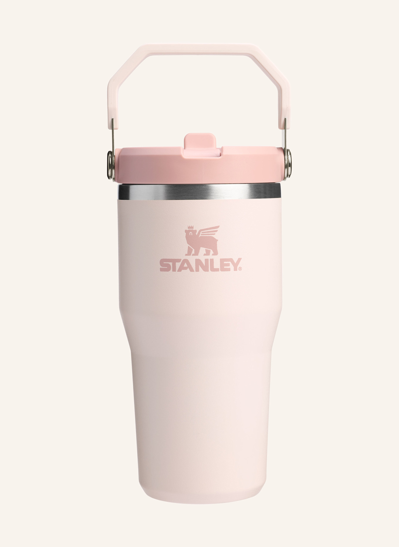 STANLEY Thermobecher THE ICEFLOW™ FLIP STRAW 2.0: HELLROSA