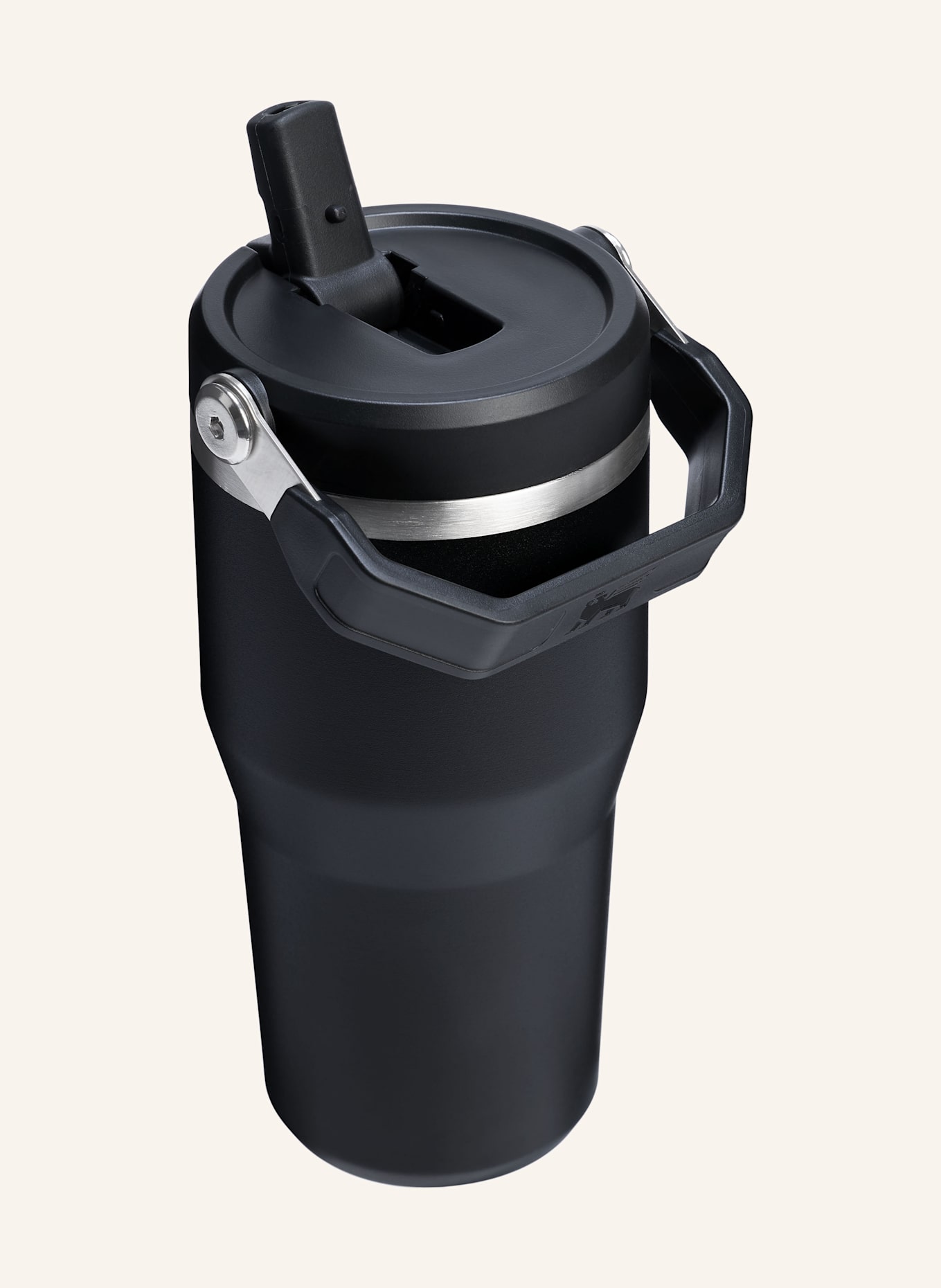 STANLEY Thermobecher THE ICEFLOW™ FLIP STRAW 2.0: SCHWARZ