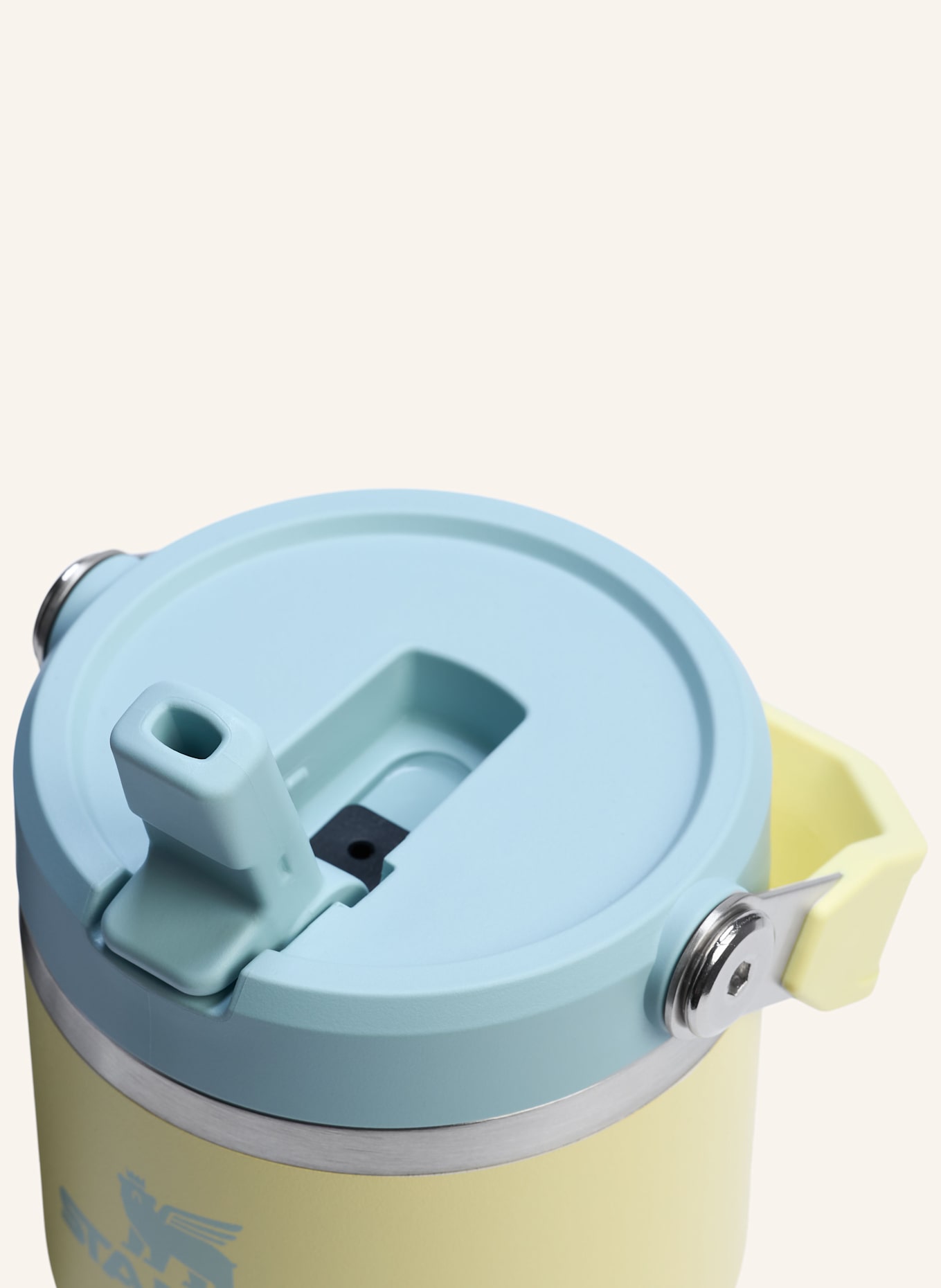 STANLEY Thermobecher THE ICEFLOW™ FLIP STRAW 2.0: HELLGELB / TÜRKIS