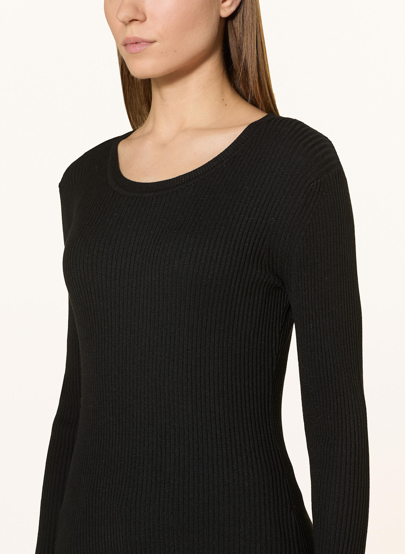 MARC AUREL Pullover: SCHWARZ