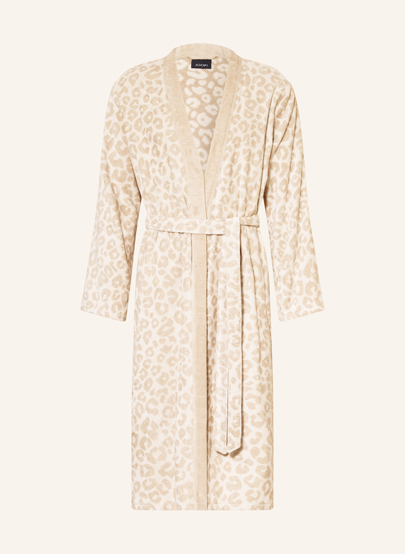 JOOP! Unisex-Bademantel WV 969: CREME / BEIGE