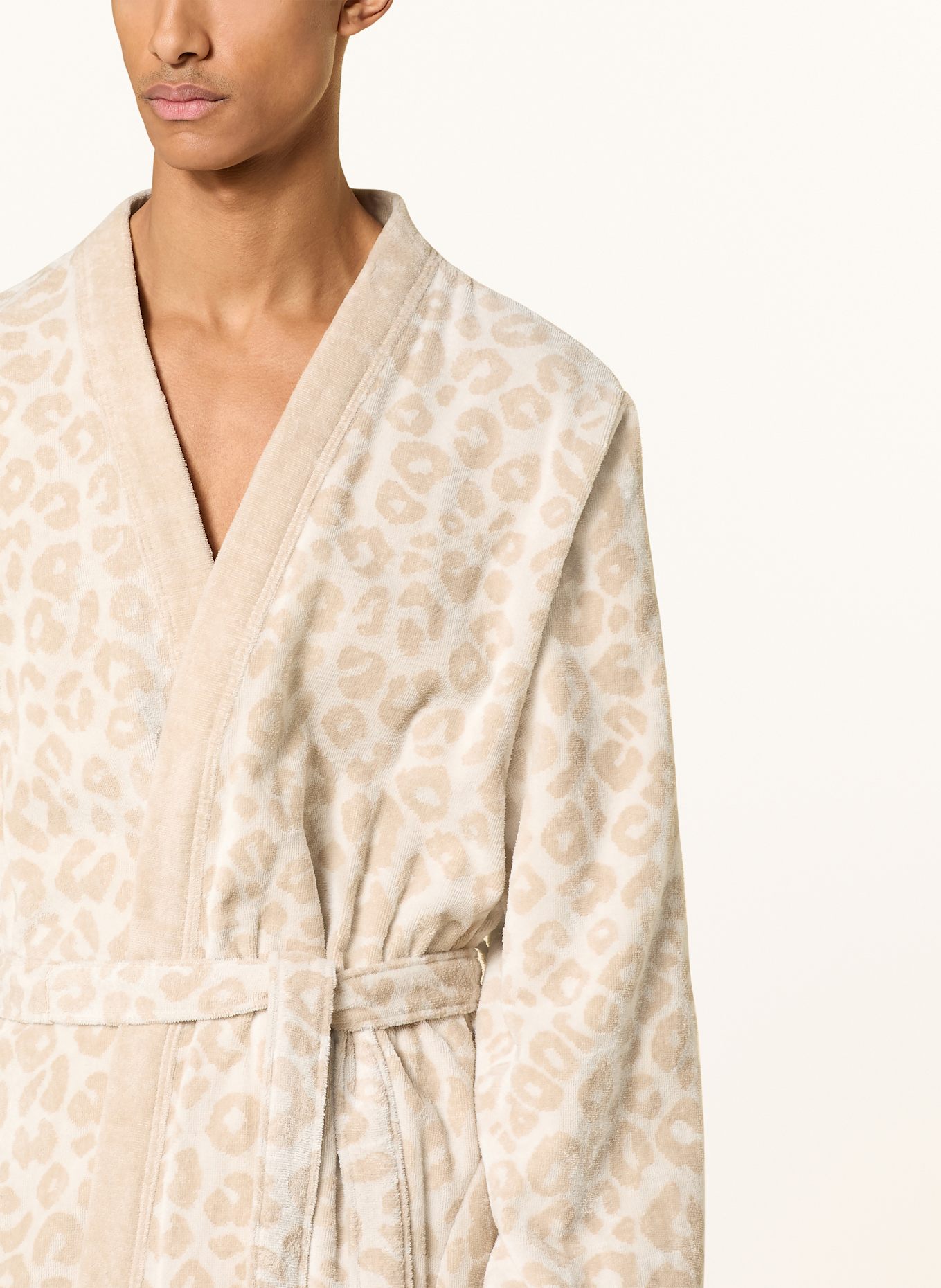 JOOP! Unisex-Bademantel WV 969: CREME / BEIGE