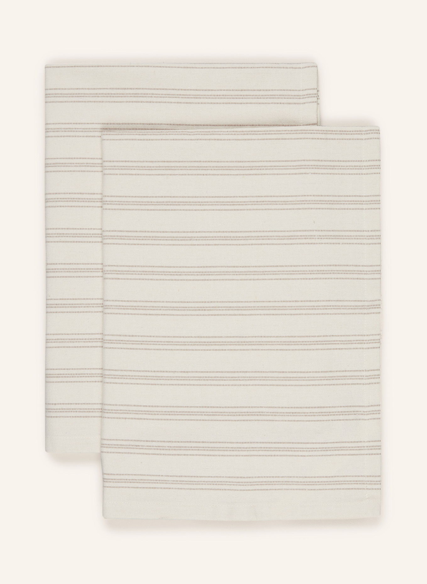BROSTE COPENHAGEN 2er-Set Geschirrtücher KARL: CREME / TAUPE