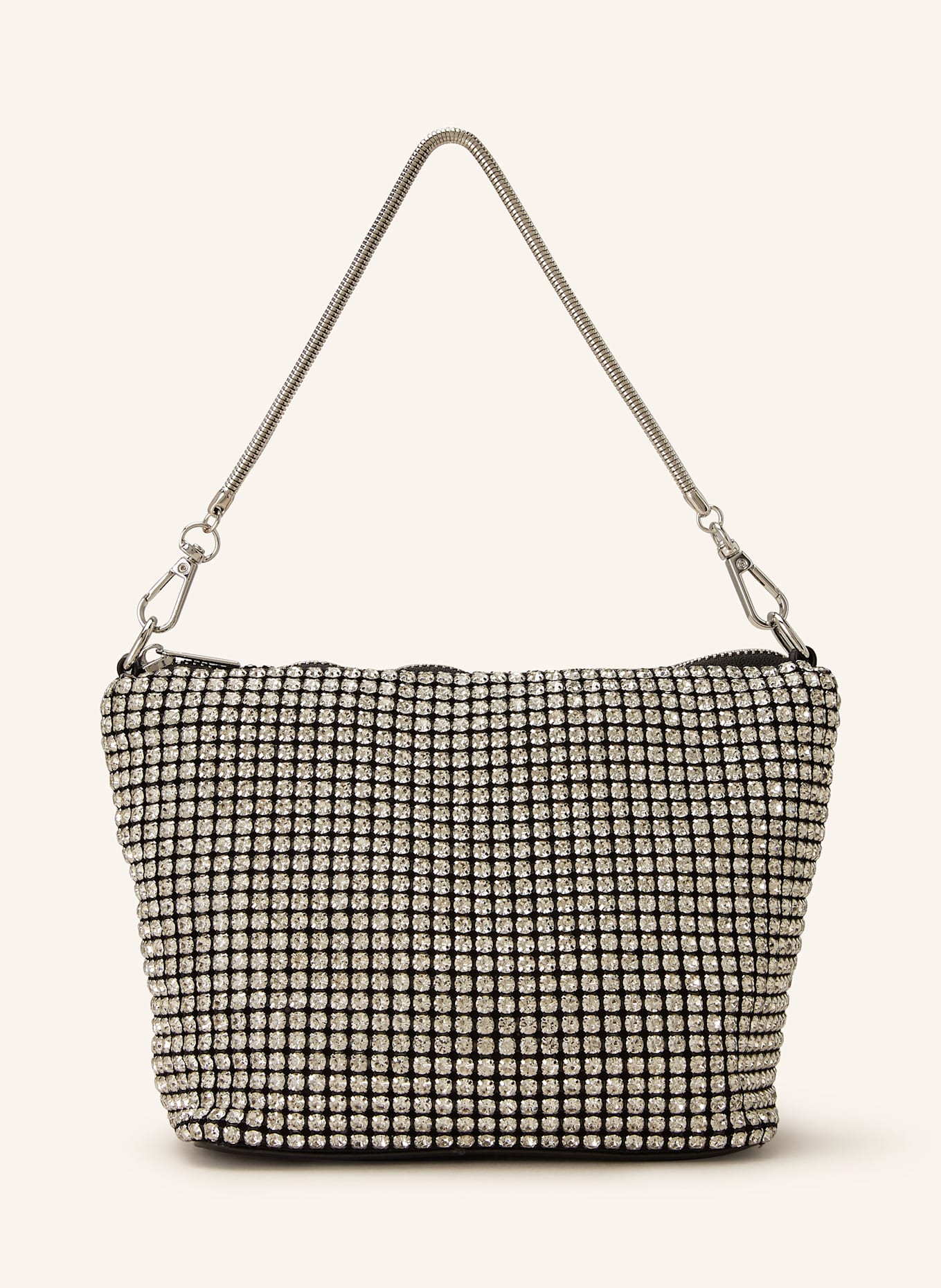 REISS Handtasche CRYSTAL: SILBER