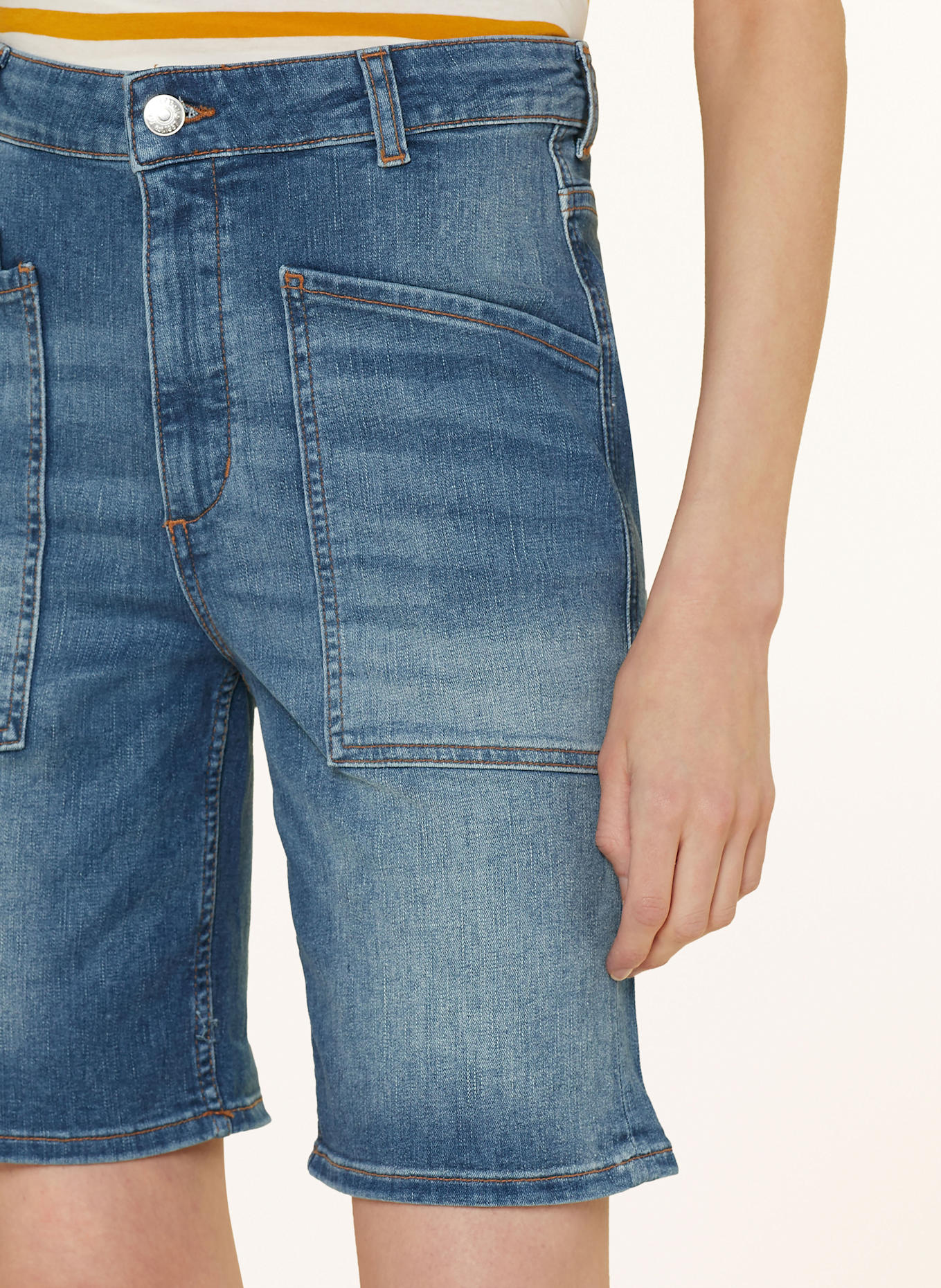 Marc O'Polo Jeansshorts: 072 Dark blue super stretch wash