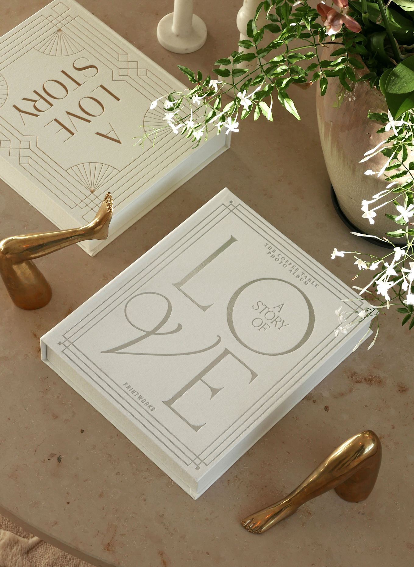 PRINTWORKS Photo album A STORY OF LOVE: WHITE / SILVER