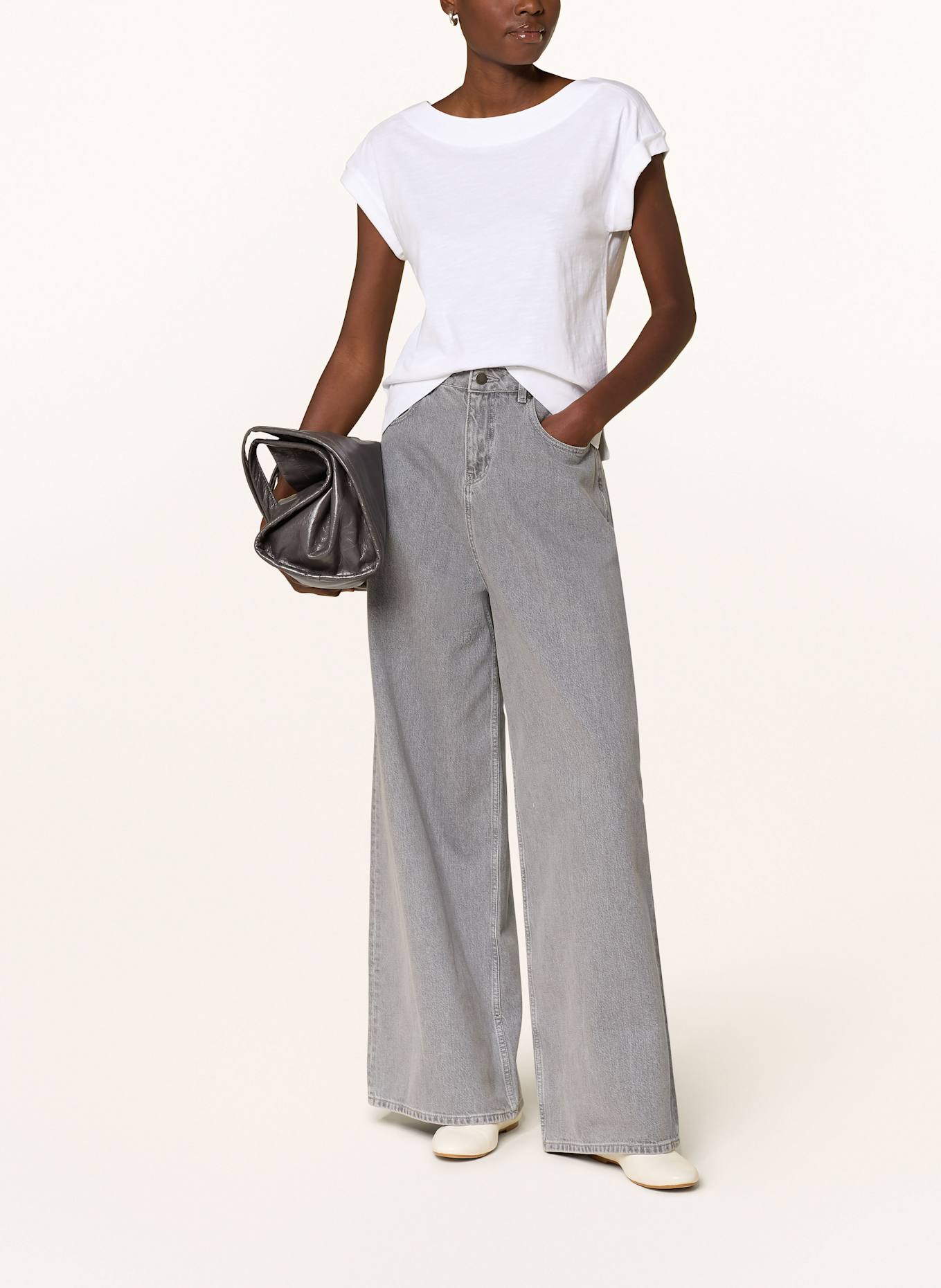 HOBBS T-shirt ALYCIA: BIAŁY