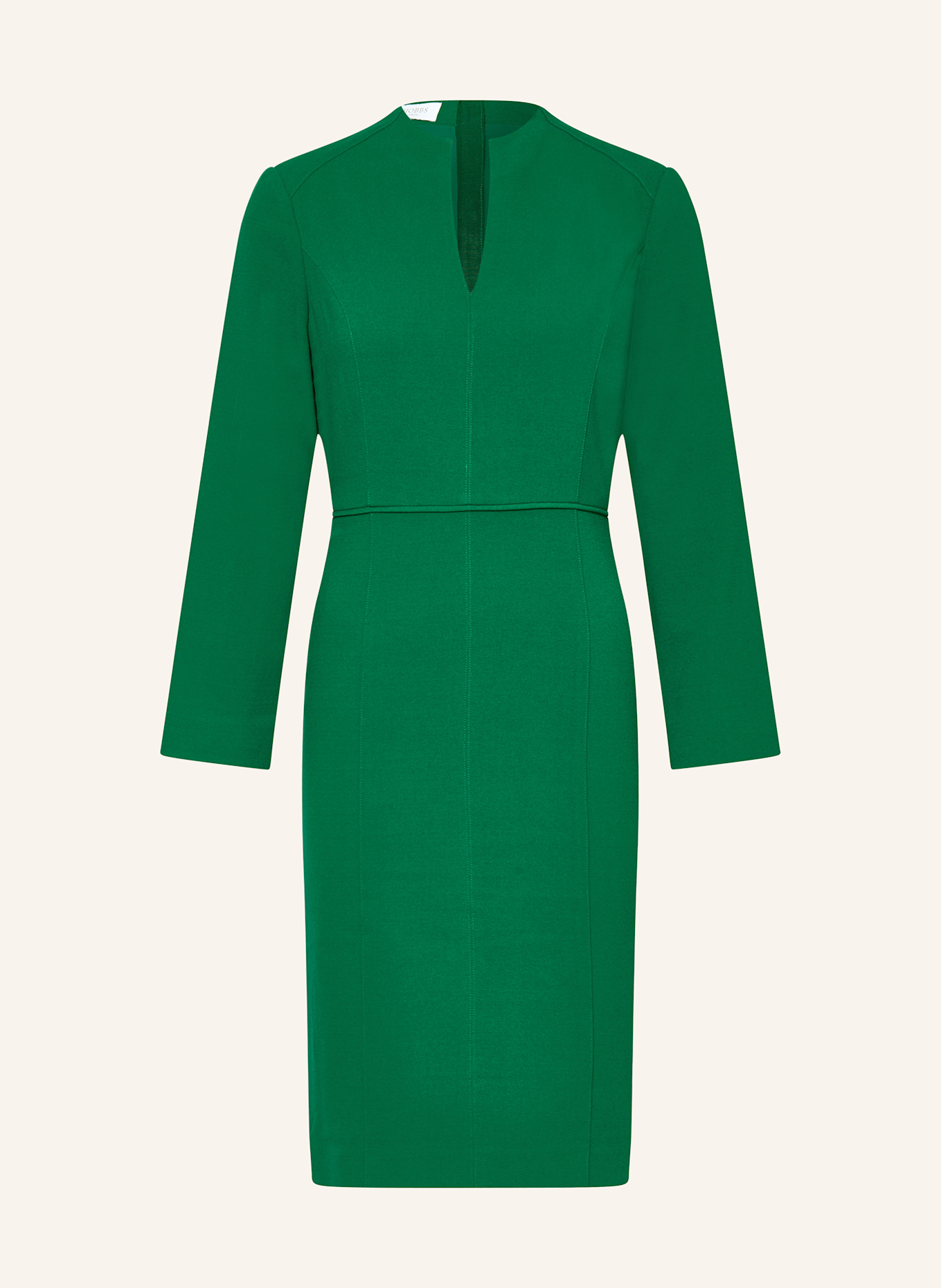 HOBBS Etuikleid CHESSIE mit 3/4-Arm: GRÜN