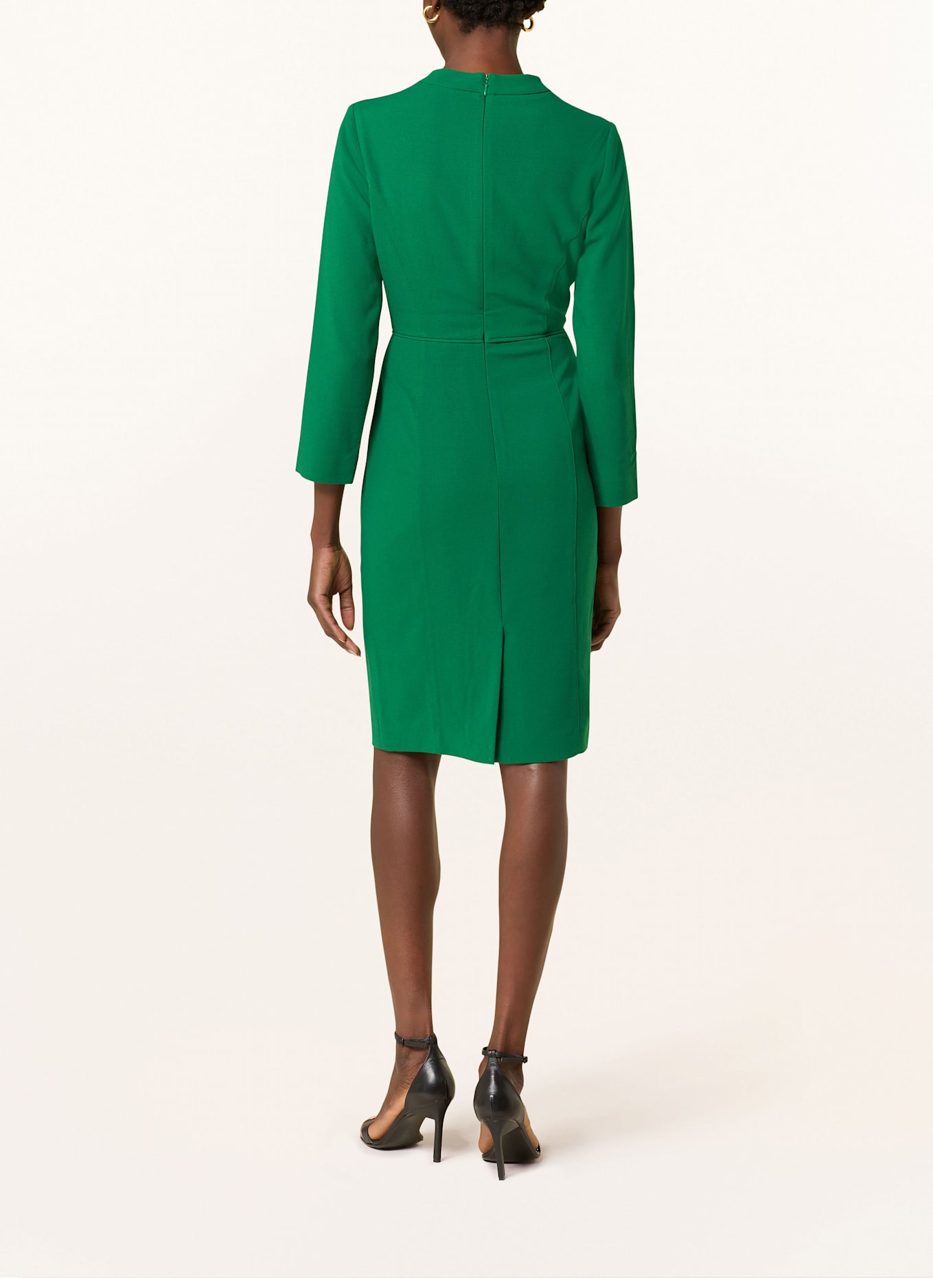 HOBBS Etuikleid CHESSIE mit 3/4-Arm: GRÜN