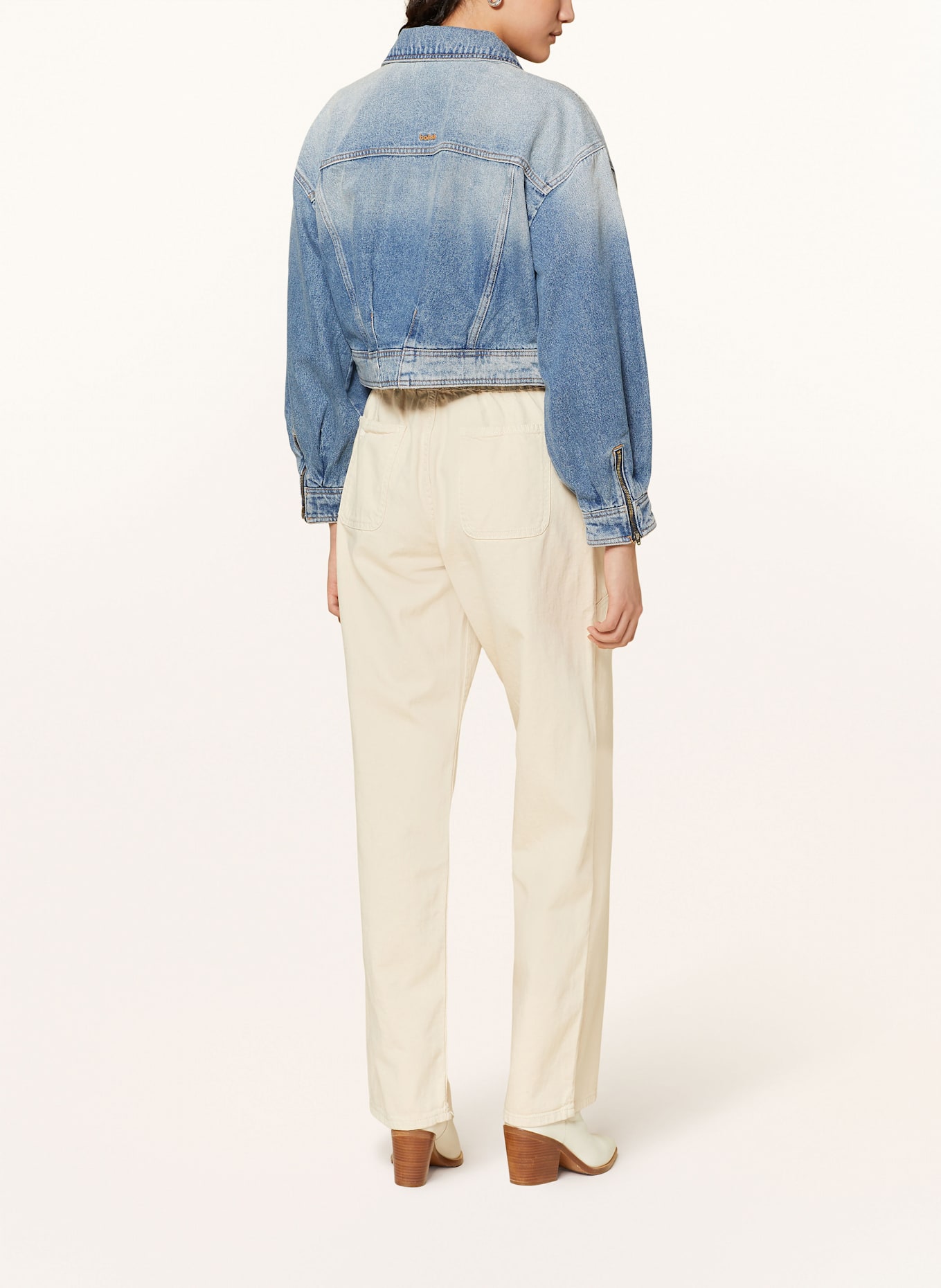 ba&sh Cropped-Jeansjacke VINCIANE, Farbe: HELLBLAU (Bild 3)