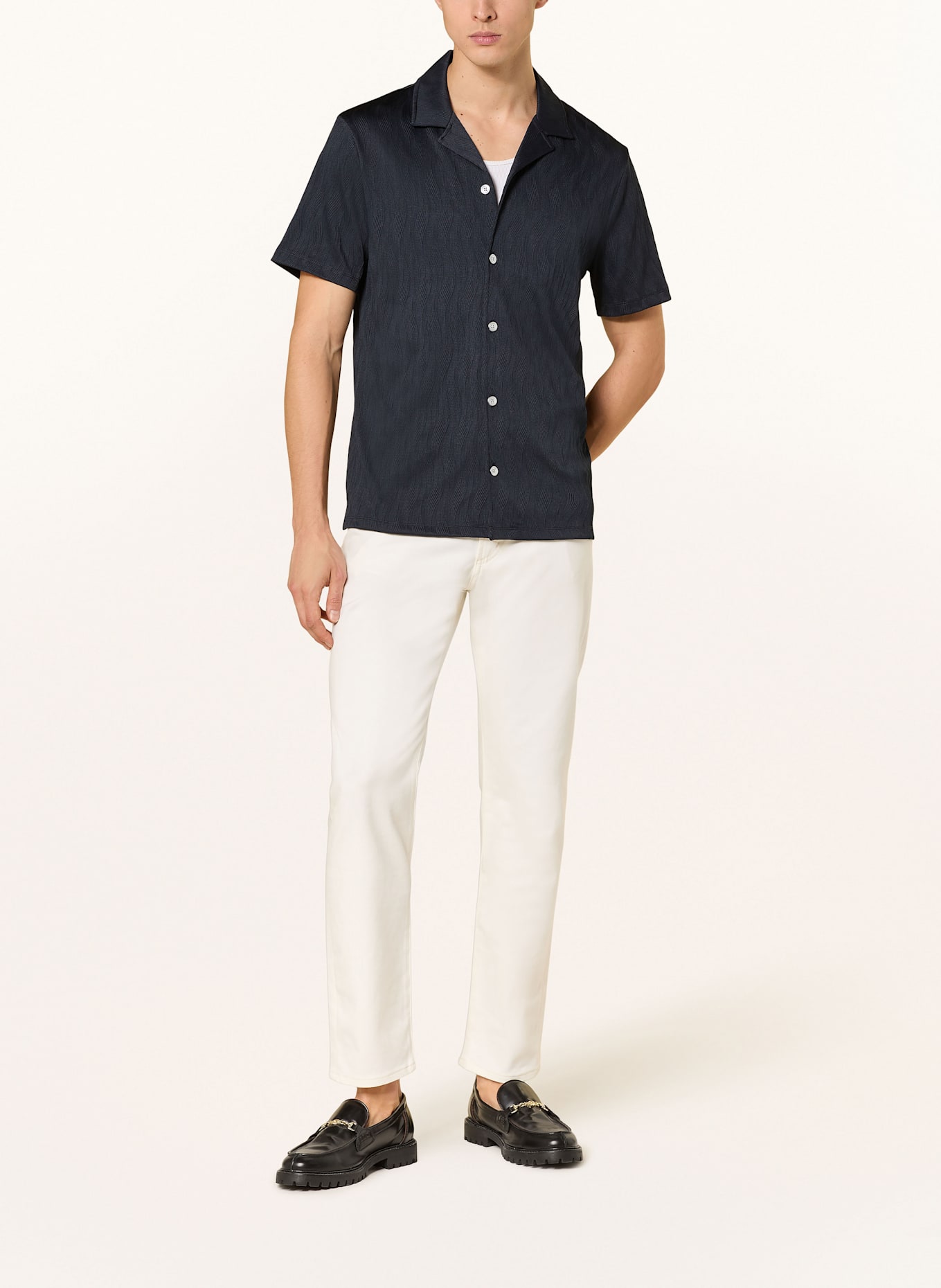 REISS Resorthemd ELIO Regular Fit: DUNKELBLAU