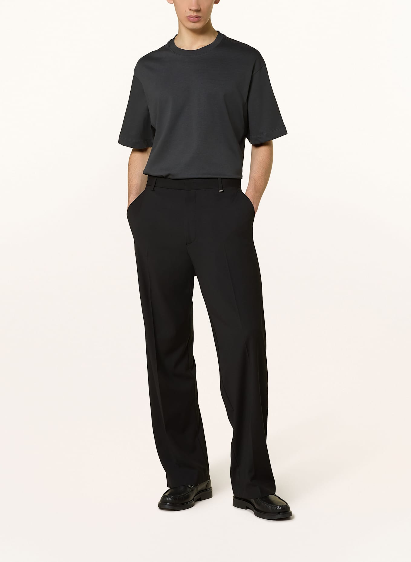 REISS T-Shirt TATE: DUNKELGRAU