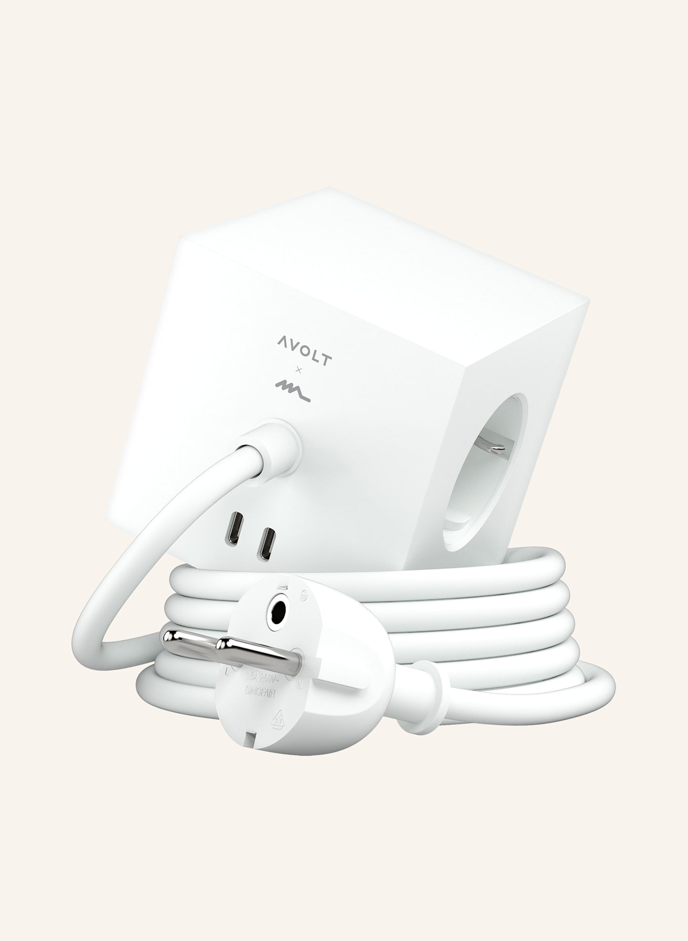 AVOLT Listwa zasilająca SQUARE 1: BIAŁY