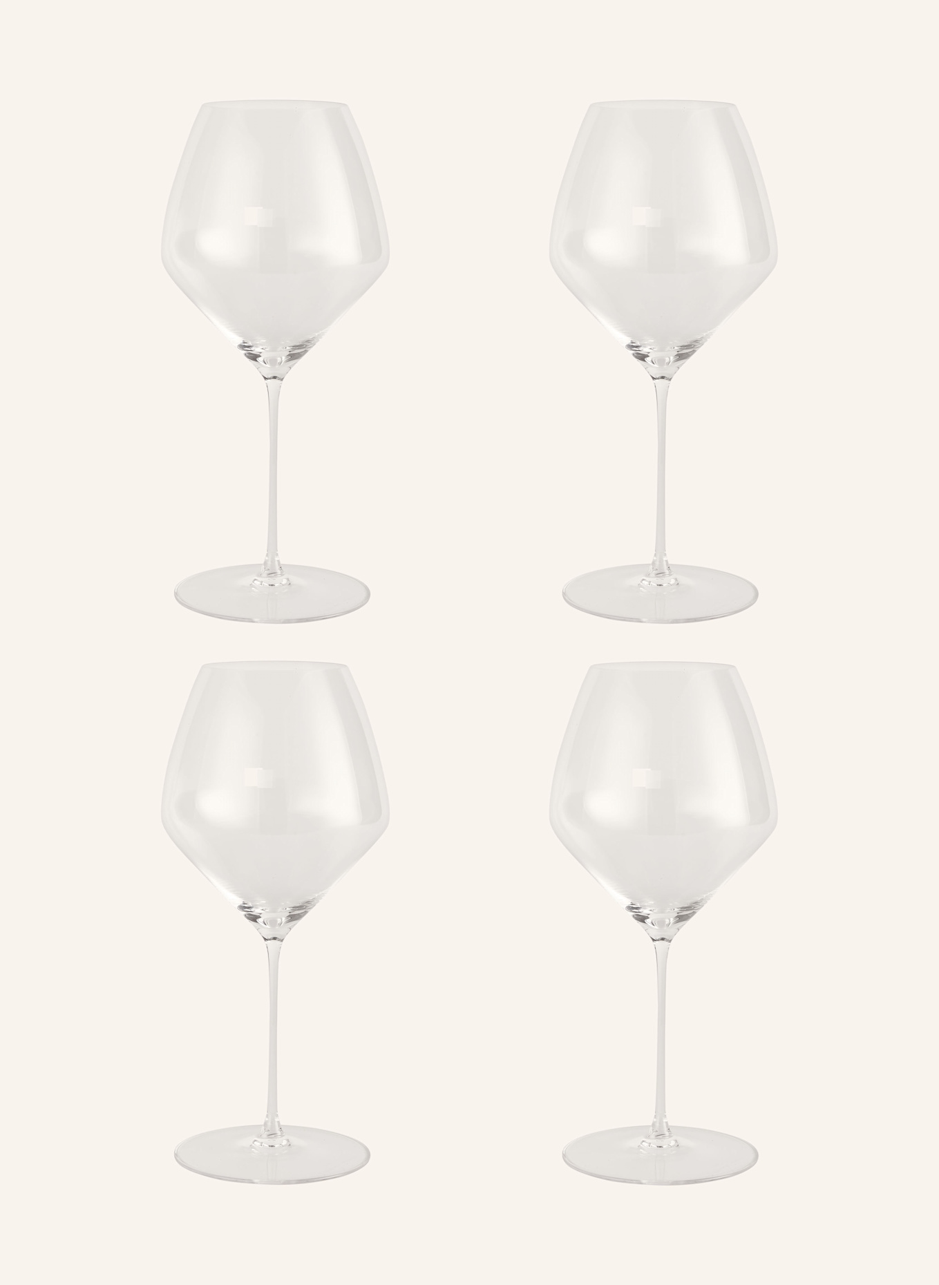 RIEDEL Lot de 4 verres à vin VELOCE PINOT NOIR: BLANC