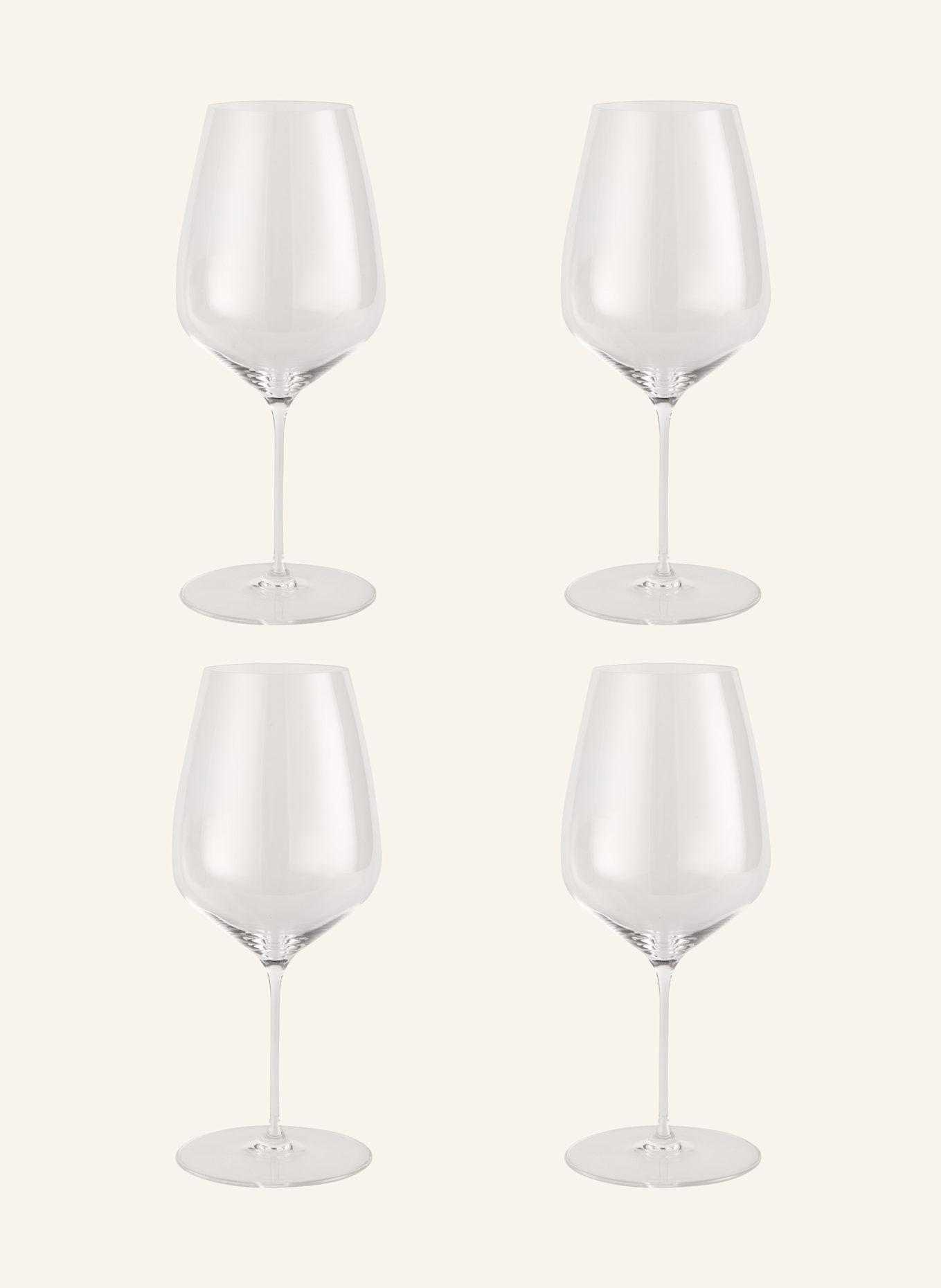 RIEDEL Lot de 4 verres à vin VELOCE CABERNET: BLANC