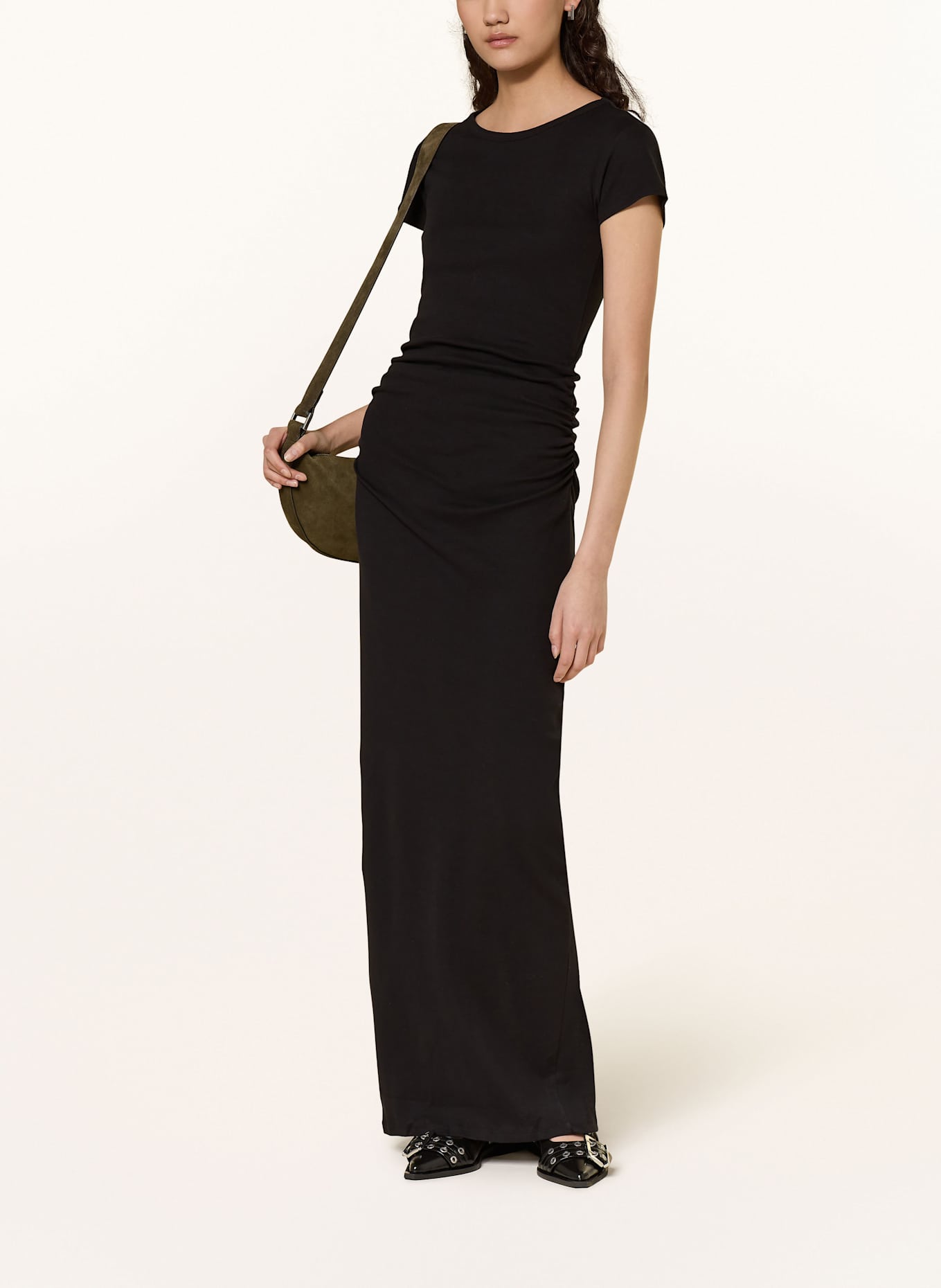 ALLSAINTS Jerseykleid KATARINA: SCHWARZ