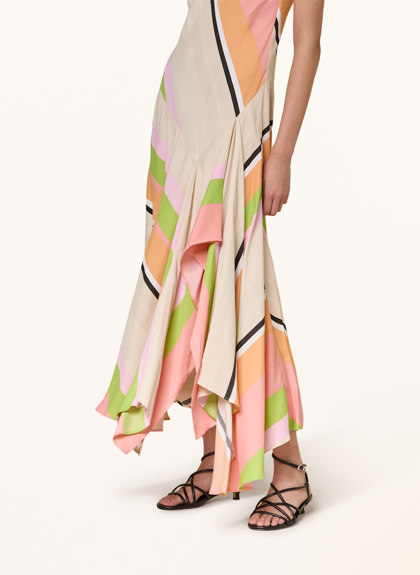 REISS Kleid HALLIA: PINK / GRÜN