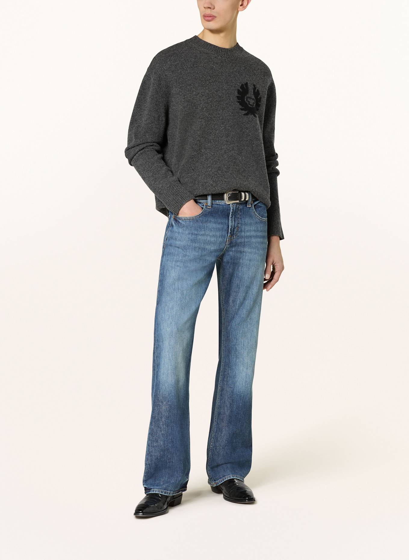 BELSTAFF Sweter COMPETITION: CZIEMNOSZARY