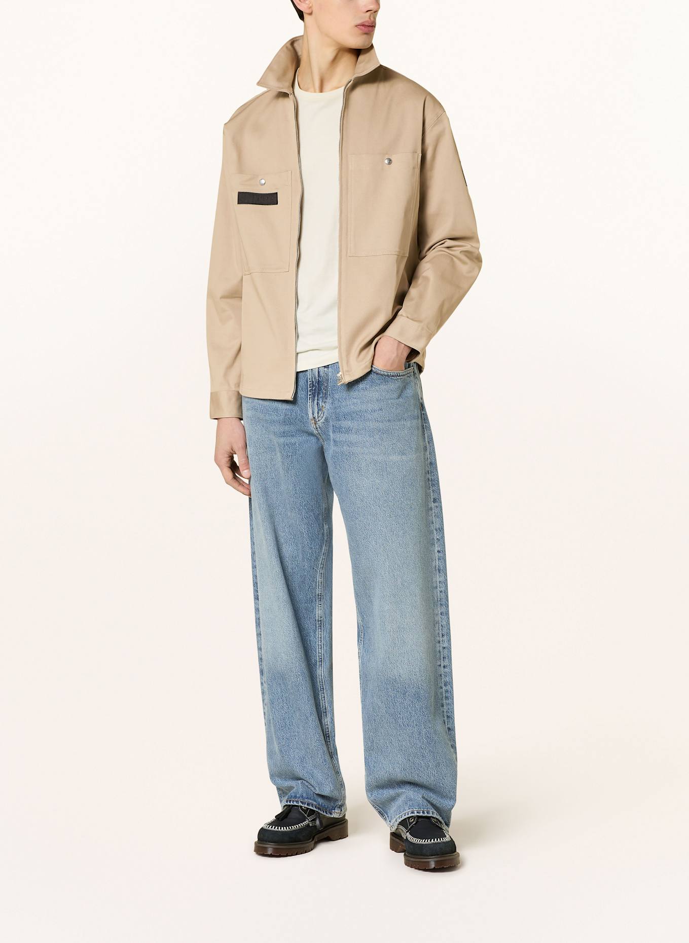 BELSTAFF Overjacket COMPETITION TWILL: BEIGE
