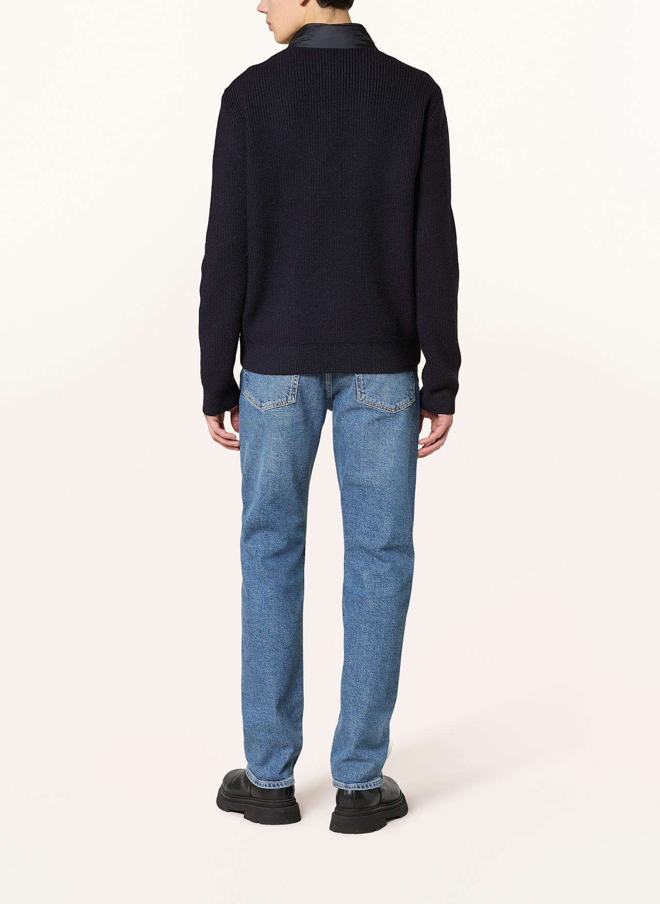 BELSTAFF Lightweight-Daunenjacke CIRCUITEER im Materialmix: DUNKELBLAU