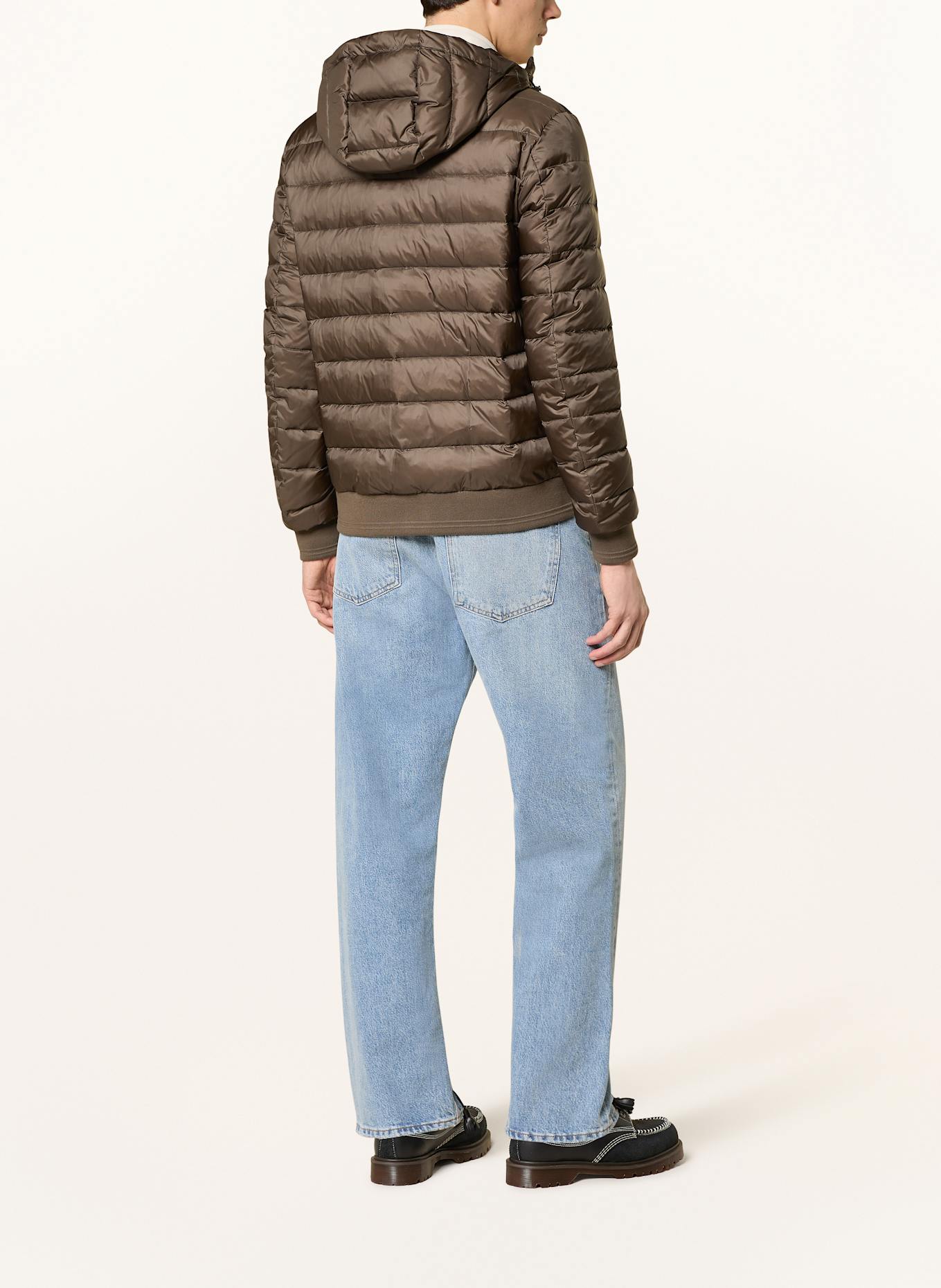 BELSTAFF Lightweight-Daunenjacke CONTROL: DUNKELBRAUN