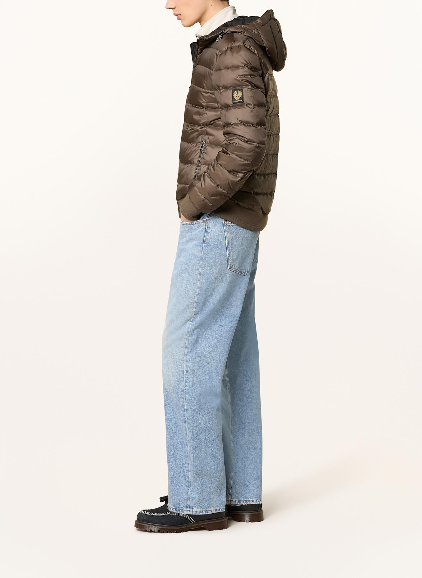 BELSTAFF Lightweight-Daunenjacke CONTROL: DUNKELBRAUN