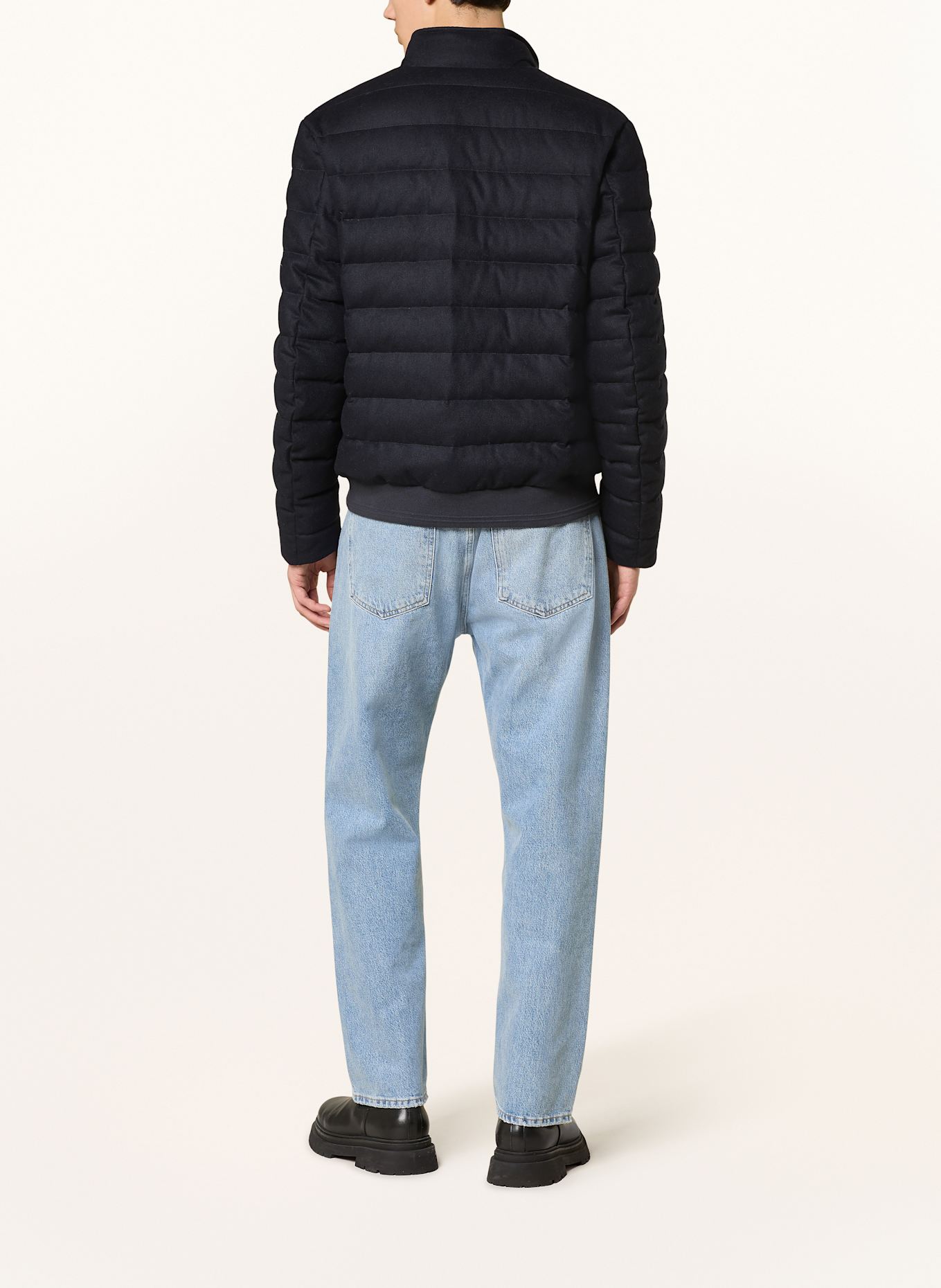 BELSTAFF Lightweight down jacket CIRCUITEER: DARK BLUE