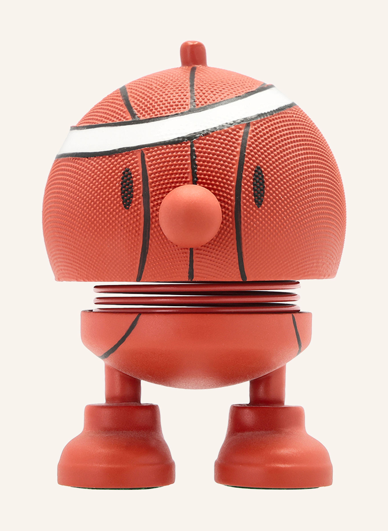 Hoptimist Figurka dekoracyjna BASKETBALL BUMBLE SMALL: POMARAŃCZOWY