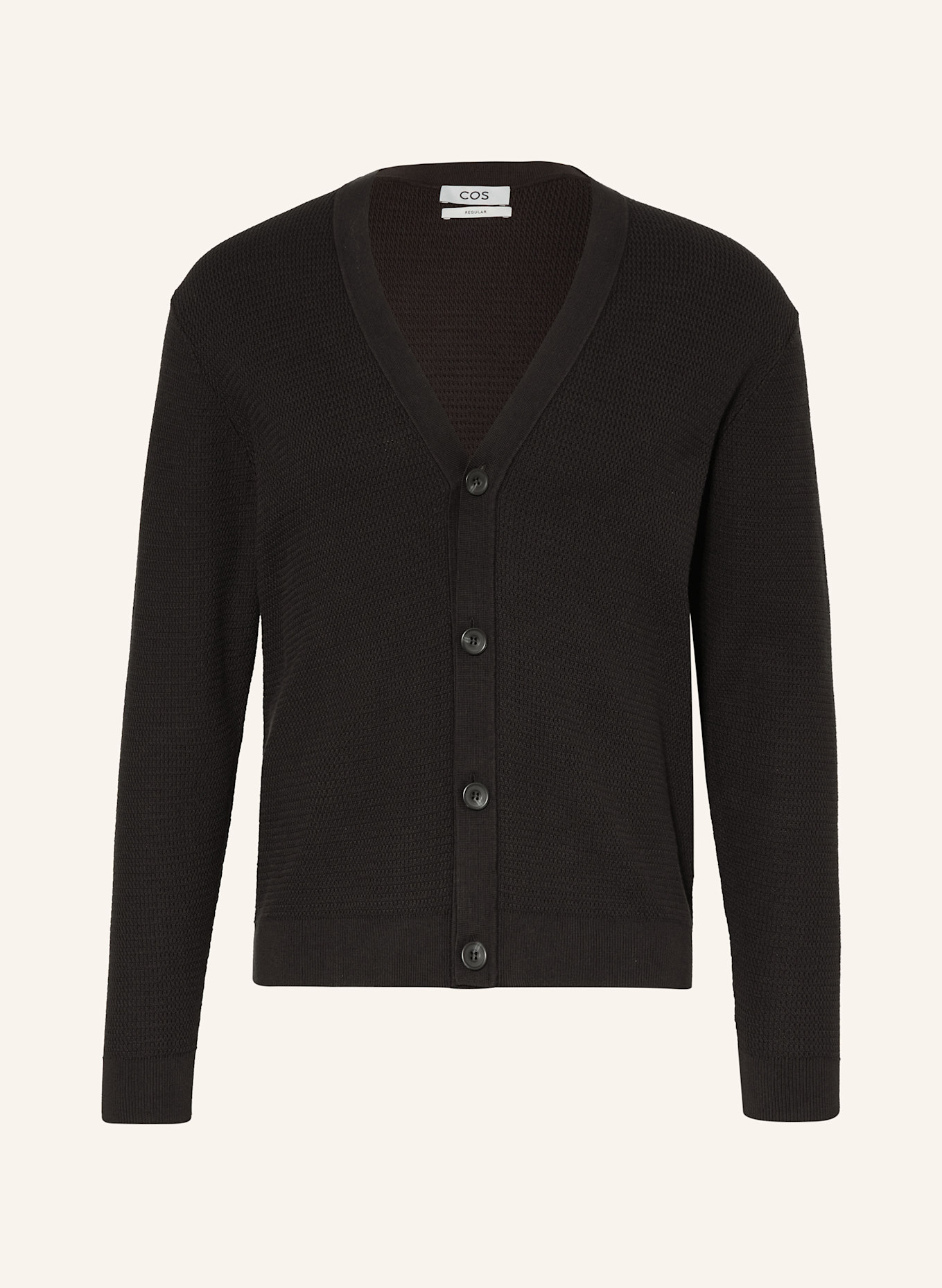 COS Strickjacke: SCHWARZ