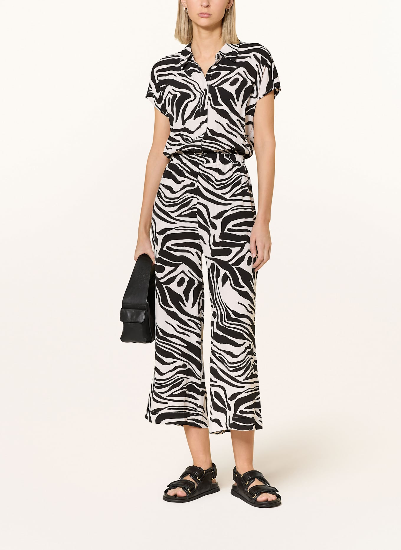 someday Jumpsuit CETARA: SCHWARZ / ECRU