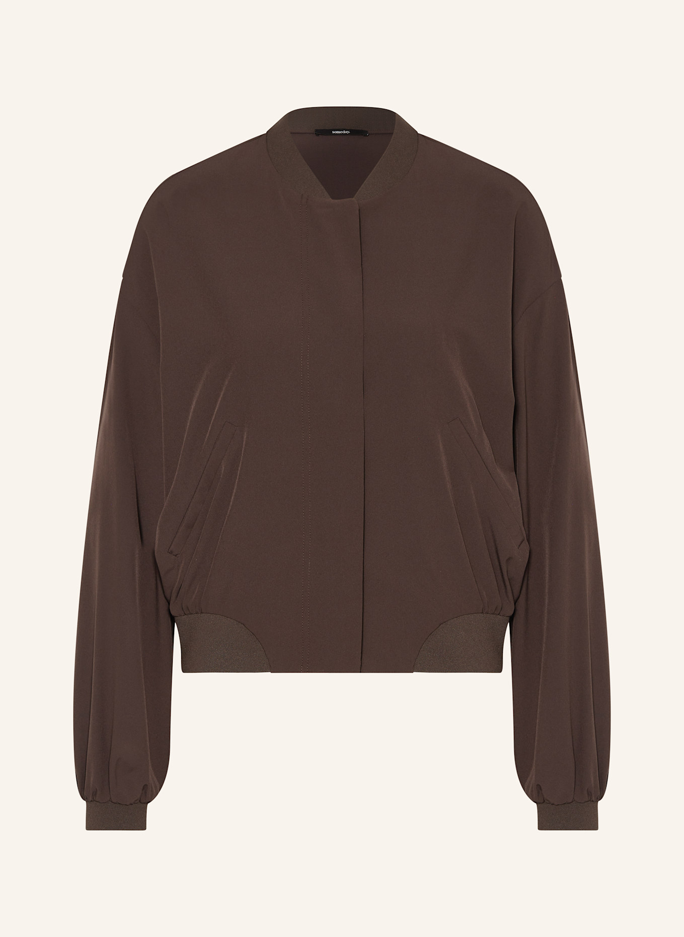 someday Overshirt NARLIE: DARK BROWN