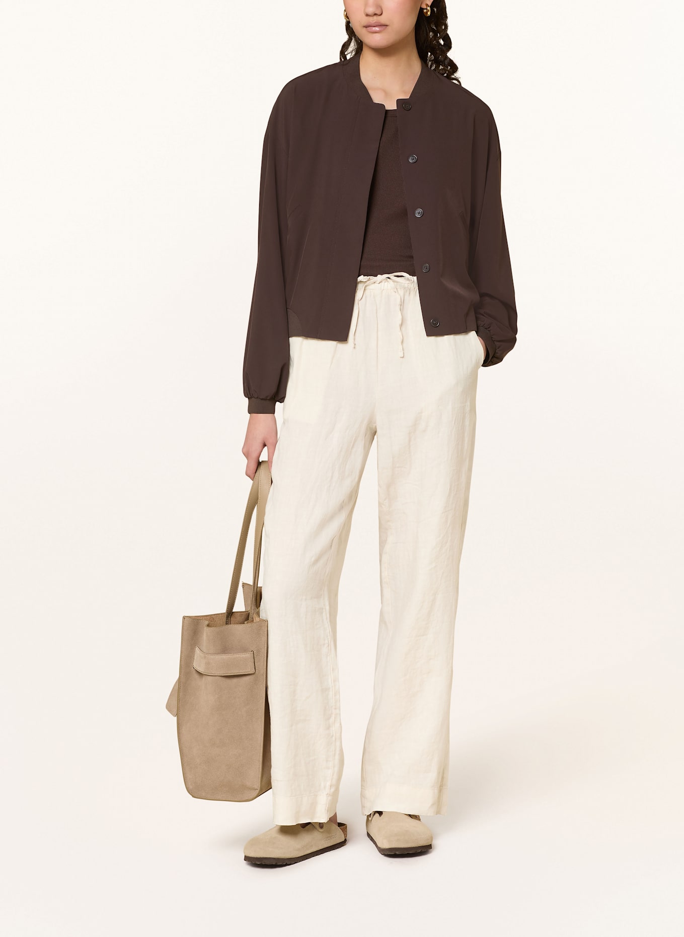 someday Overshirt NARLIE: DARK BROWN