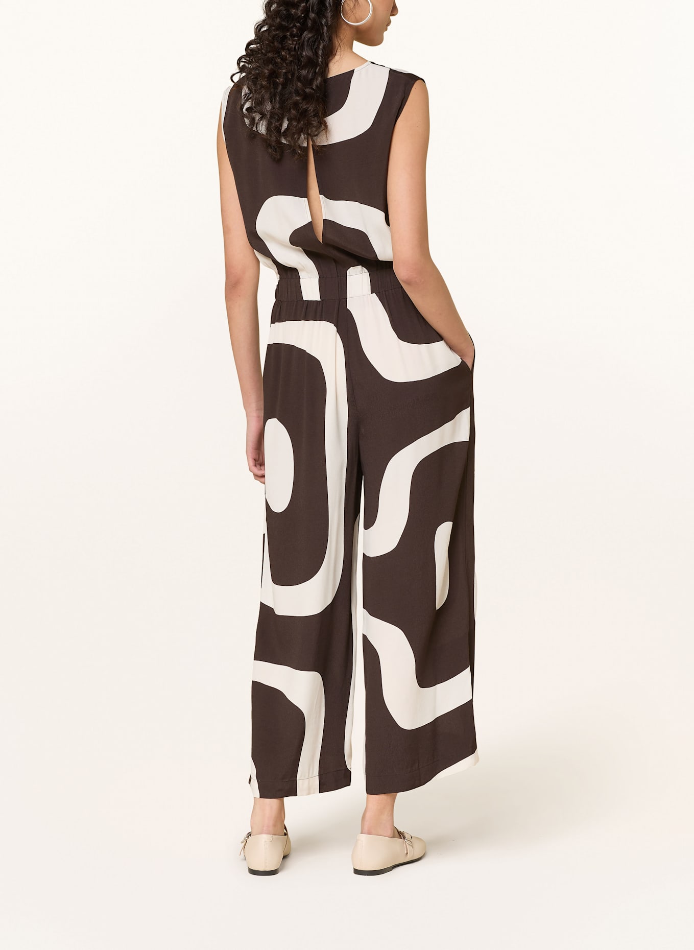 someday Kombinezon CETURAL: ECRU / CIEMNOBRĄZOWY