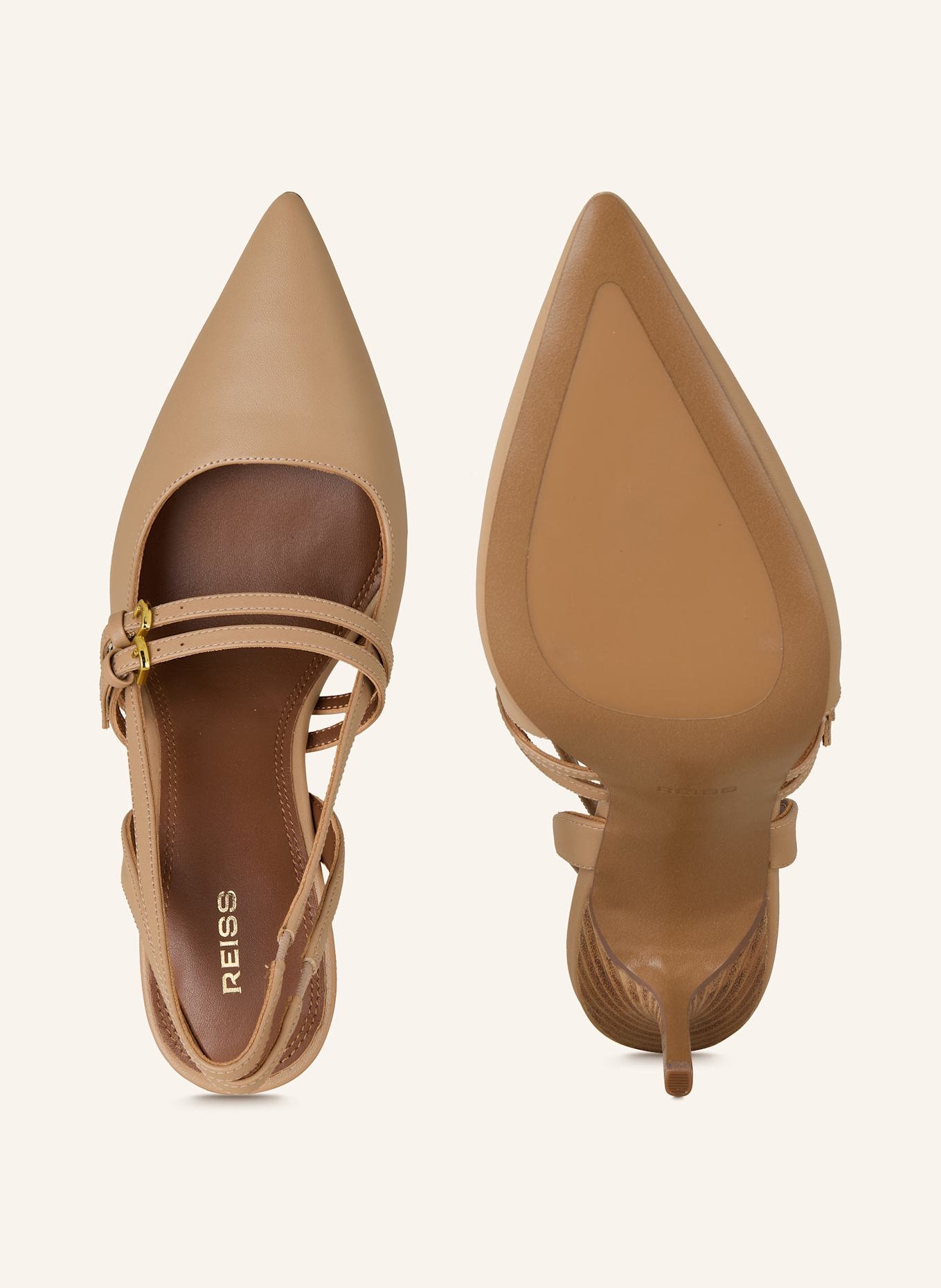 REISS Slingpumps BEATRICE: CAMEL