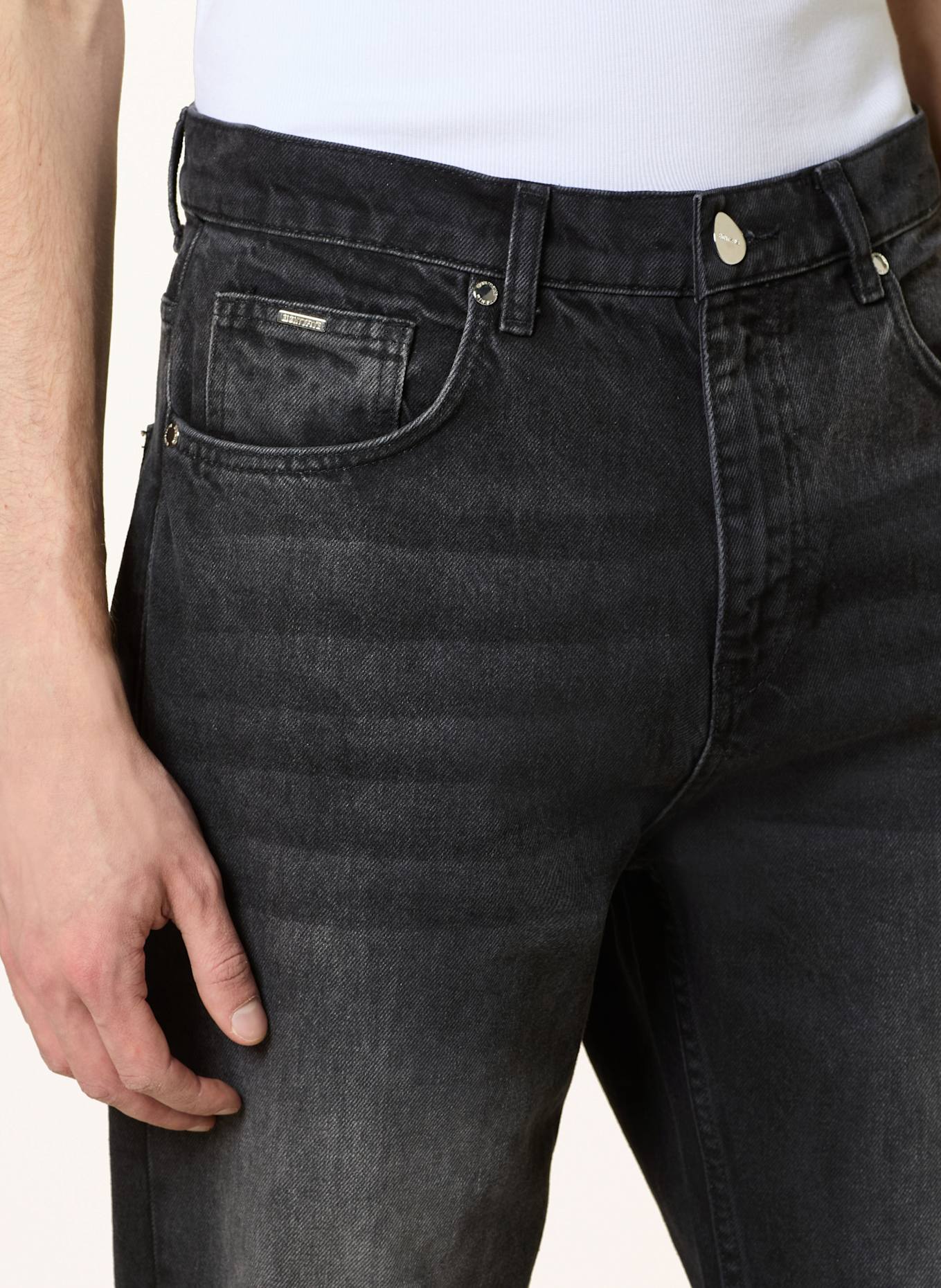 EIGHTYFIVE Jeansy straight fit: Granite Black