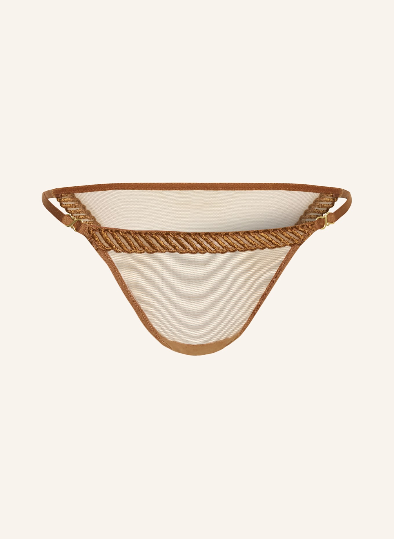 Aubade Slip SHEER EMOTION: BRAUN