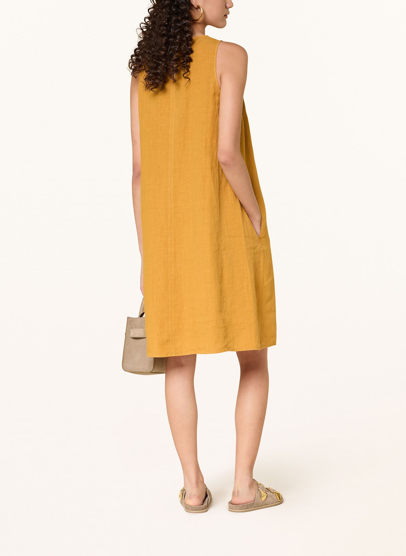 Marc O'Polo Leinenkleid: DUNKELORANGE