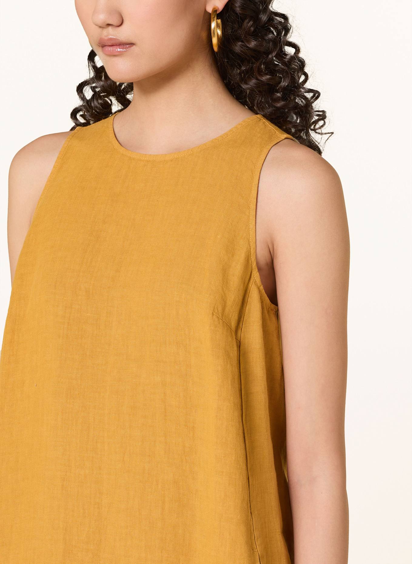 Marc O'Polo Leinenkleid: DUNKELORANGE