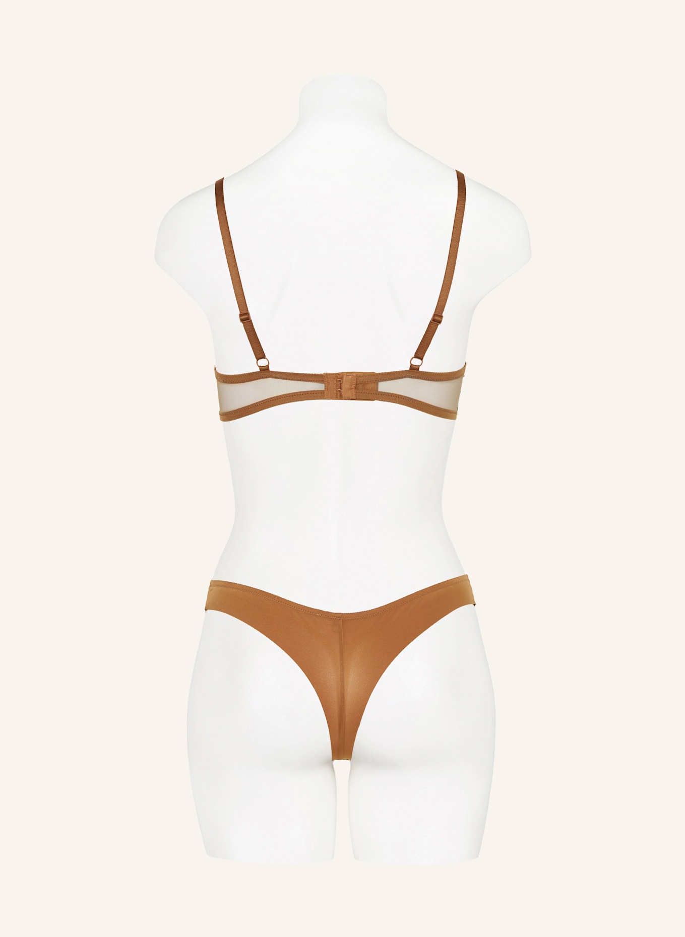 Aubade Stringi SHEER EMOTION: BRĄZOWY