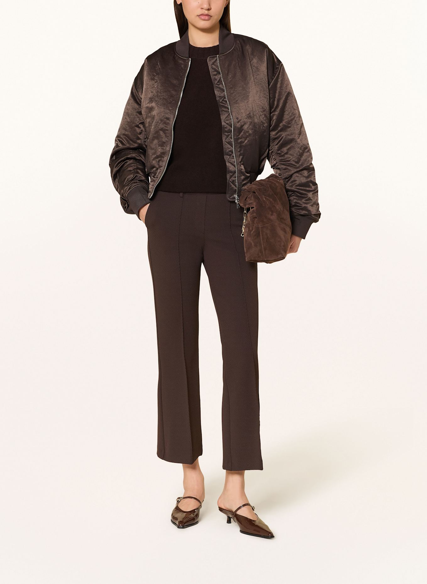 CAMBIO 7/8-Hose FRANCOISE: DUNKELBRAUN