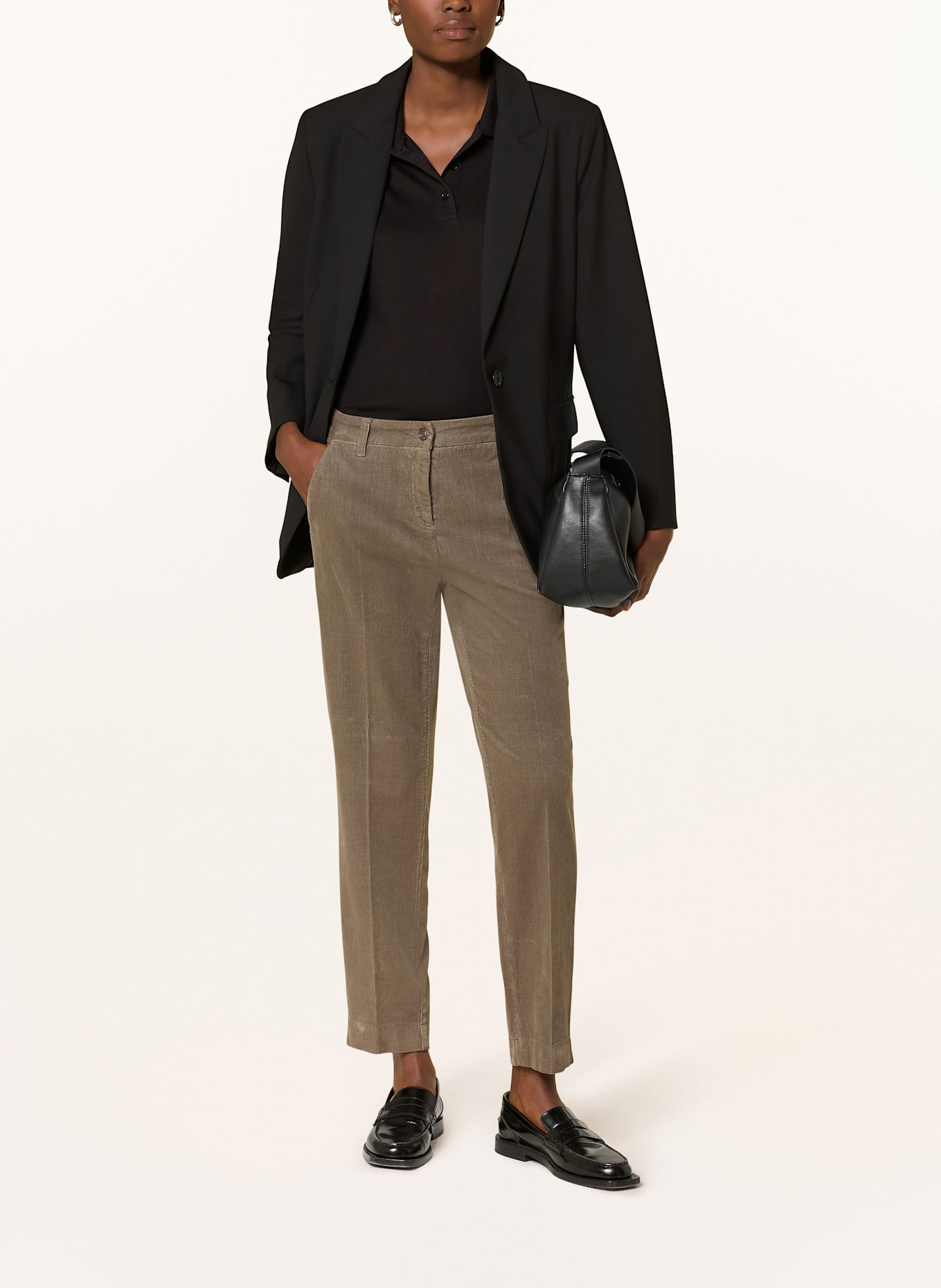 CAMBIO Cordhose KARINA: GRAU