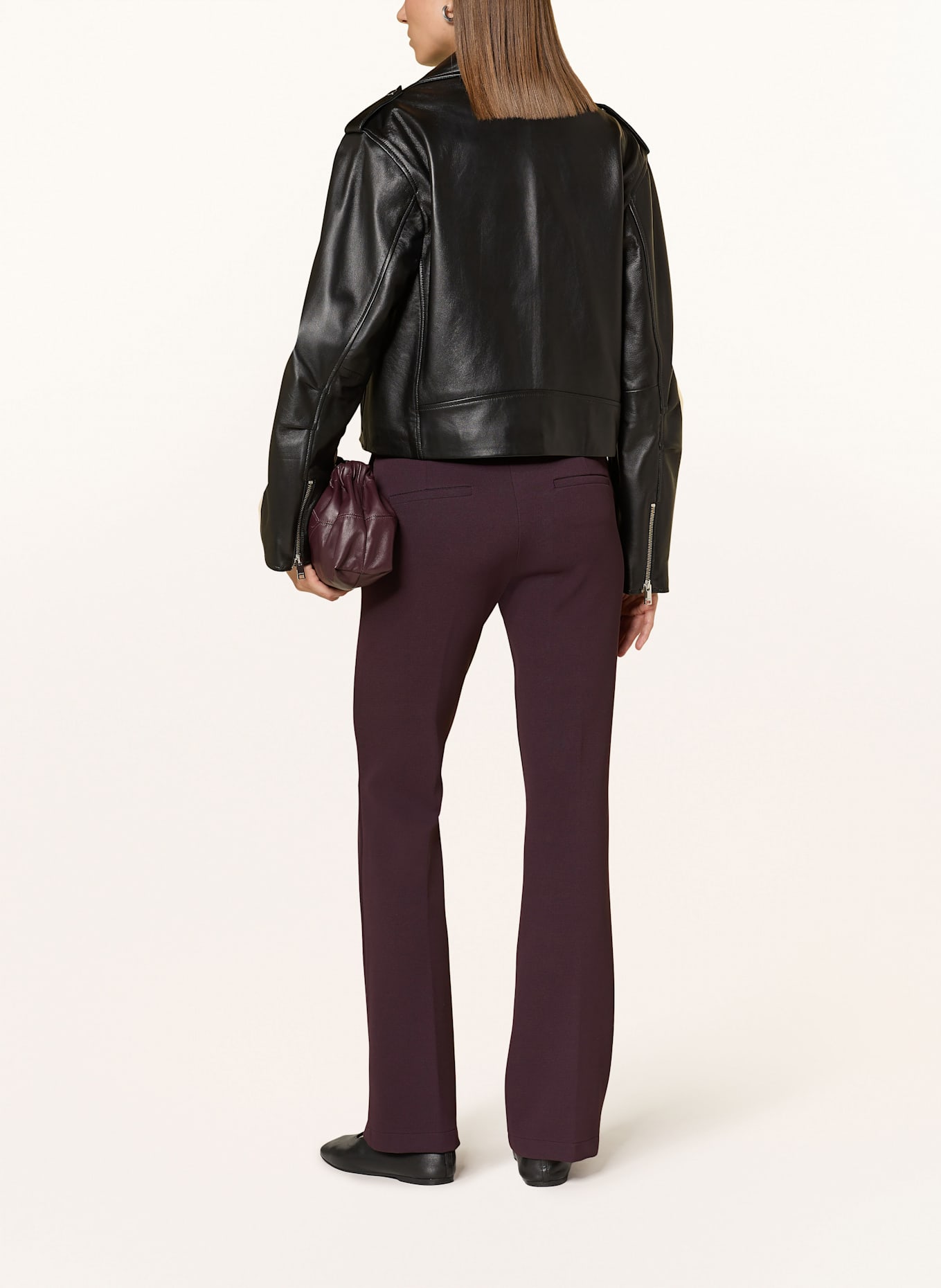 CAMBIO Marlenehose FRANCOISE: DUNKELROT