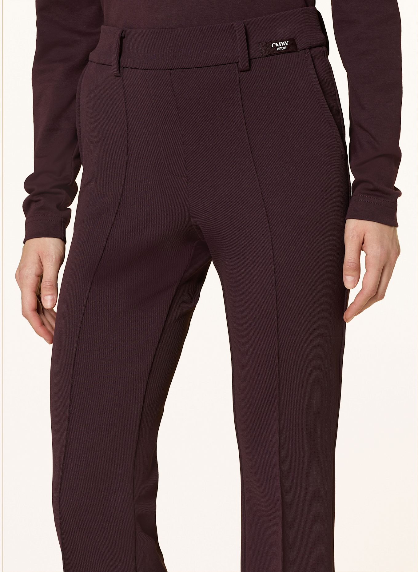 CAMBIO Marlenehose FRANCOISE: DUNKELROT