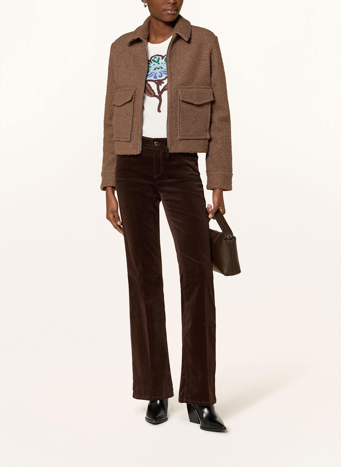 CAMBIO Cordhose PARIS: DUNKELBRAUN